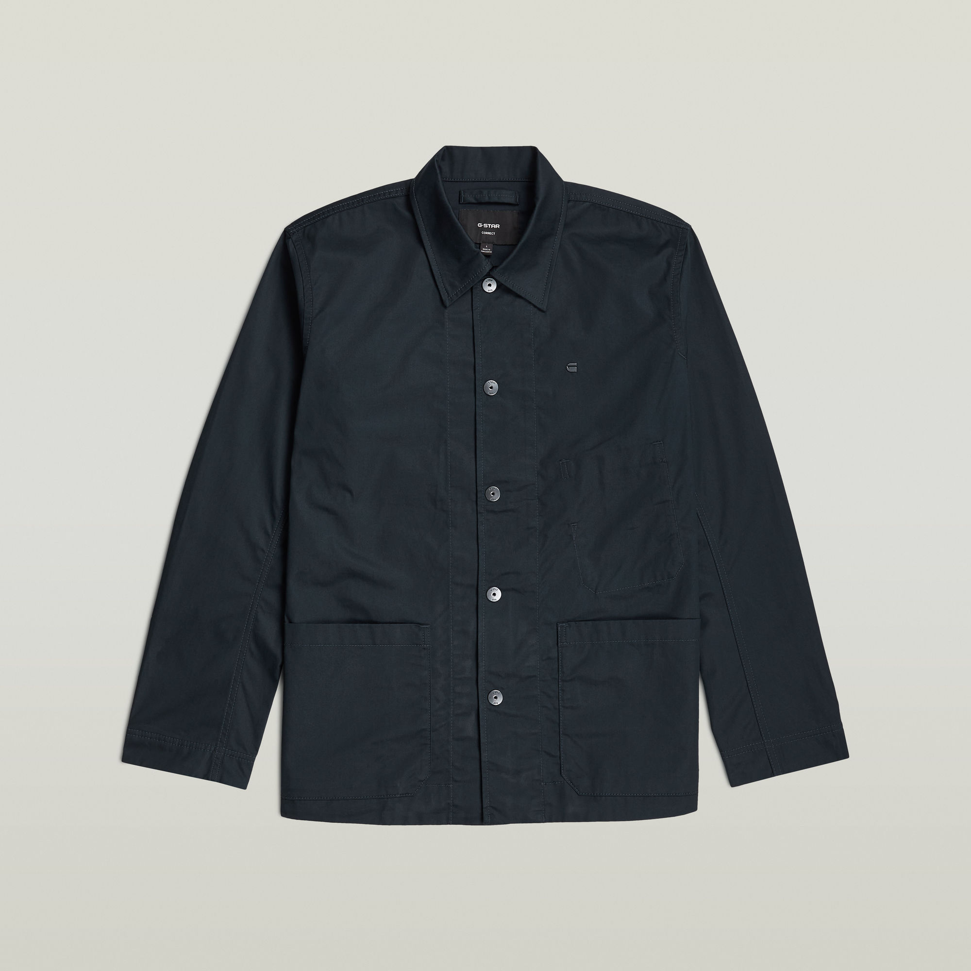 Casper Correct Slim Hemd - Dunkelblau - Herren