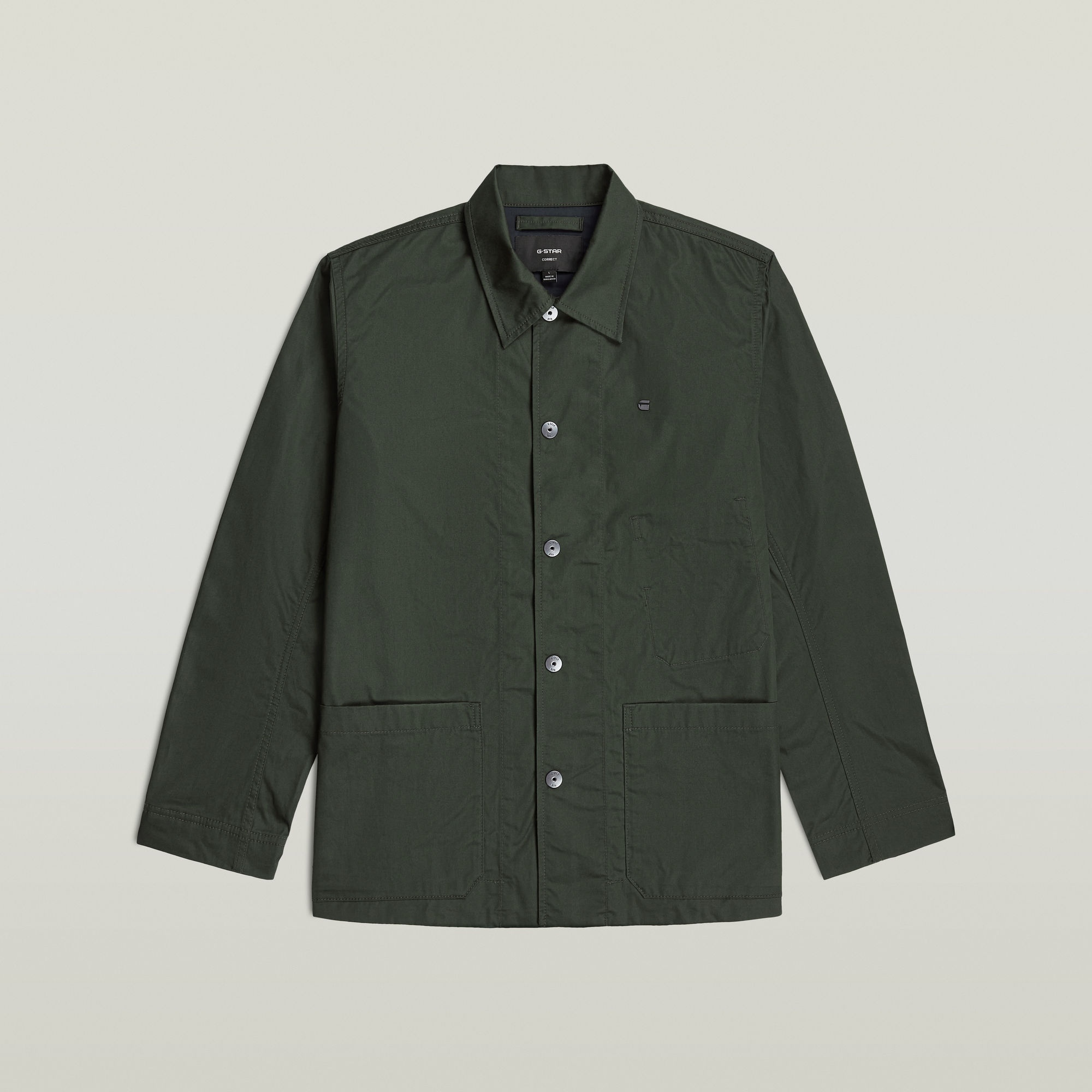 Casper Correct Slim Hemd - Grau - Herren