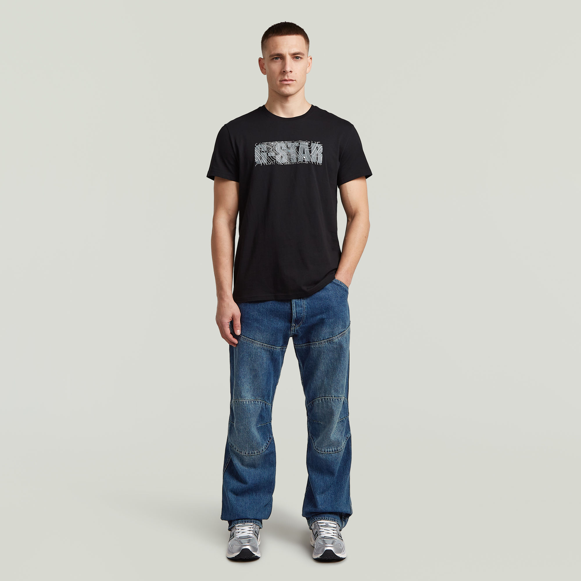 Thumbnail - 5620 Loose Jeans - Dunkelblau - Herren