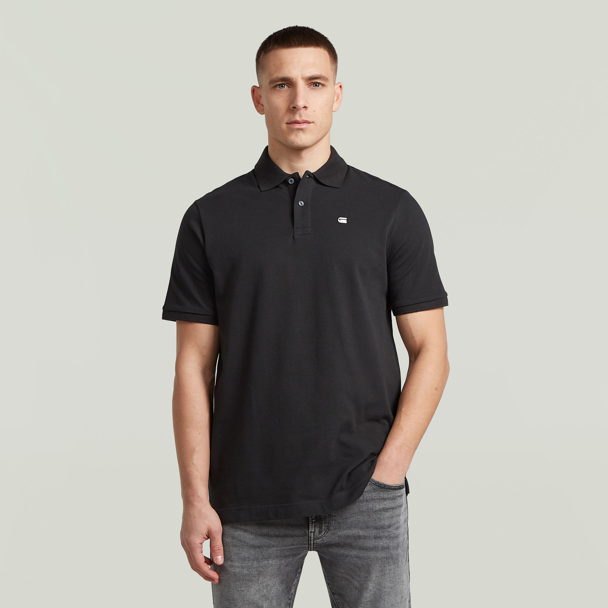 

Oluv Regular Polo - Black - Men