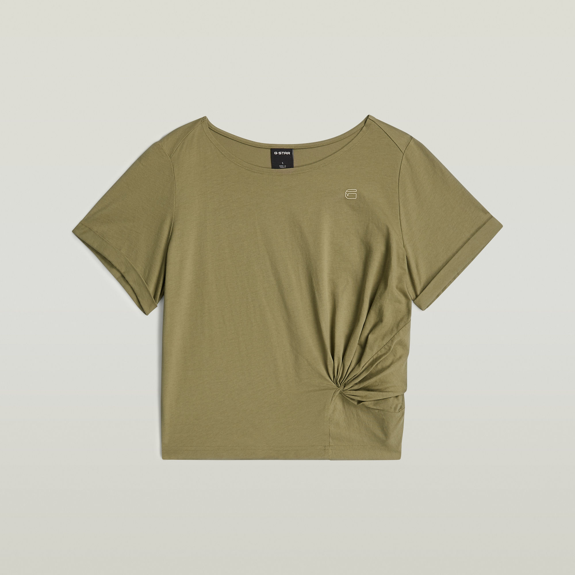 Thumbnail - Knot Top - Grün - Damen