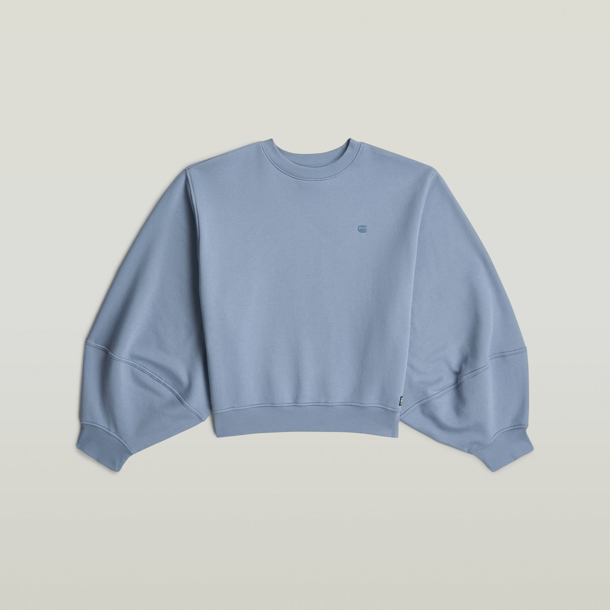 Thumbnail - Logo Crew Sweatshirt - Hellblau - Damen