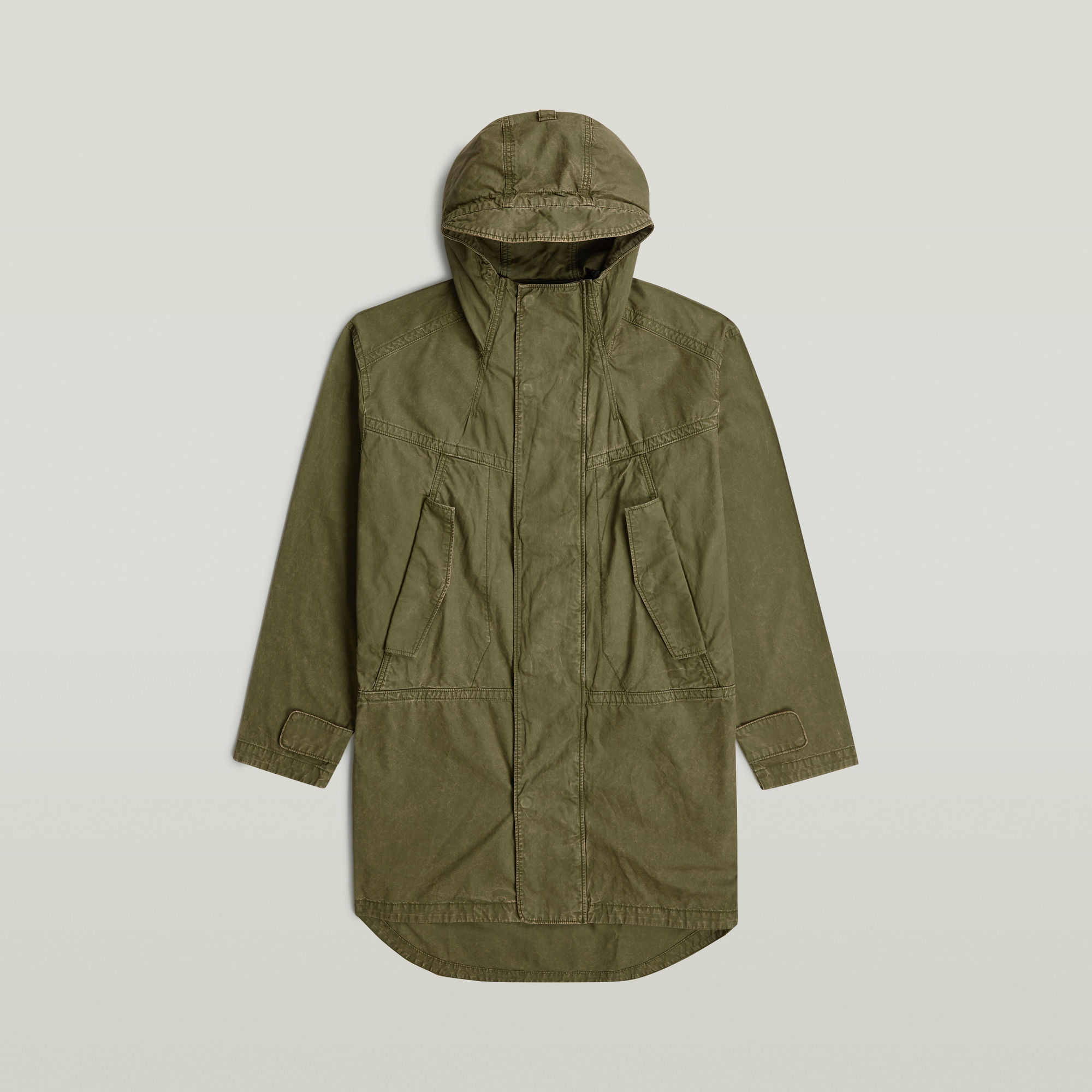 Long Parka - Grün - Herren