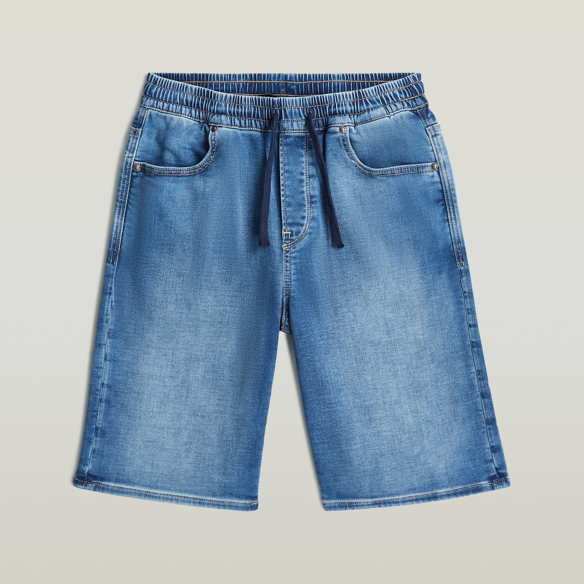 Boys Dakota Pull On Shorts - Mittelblau - jungen