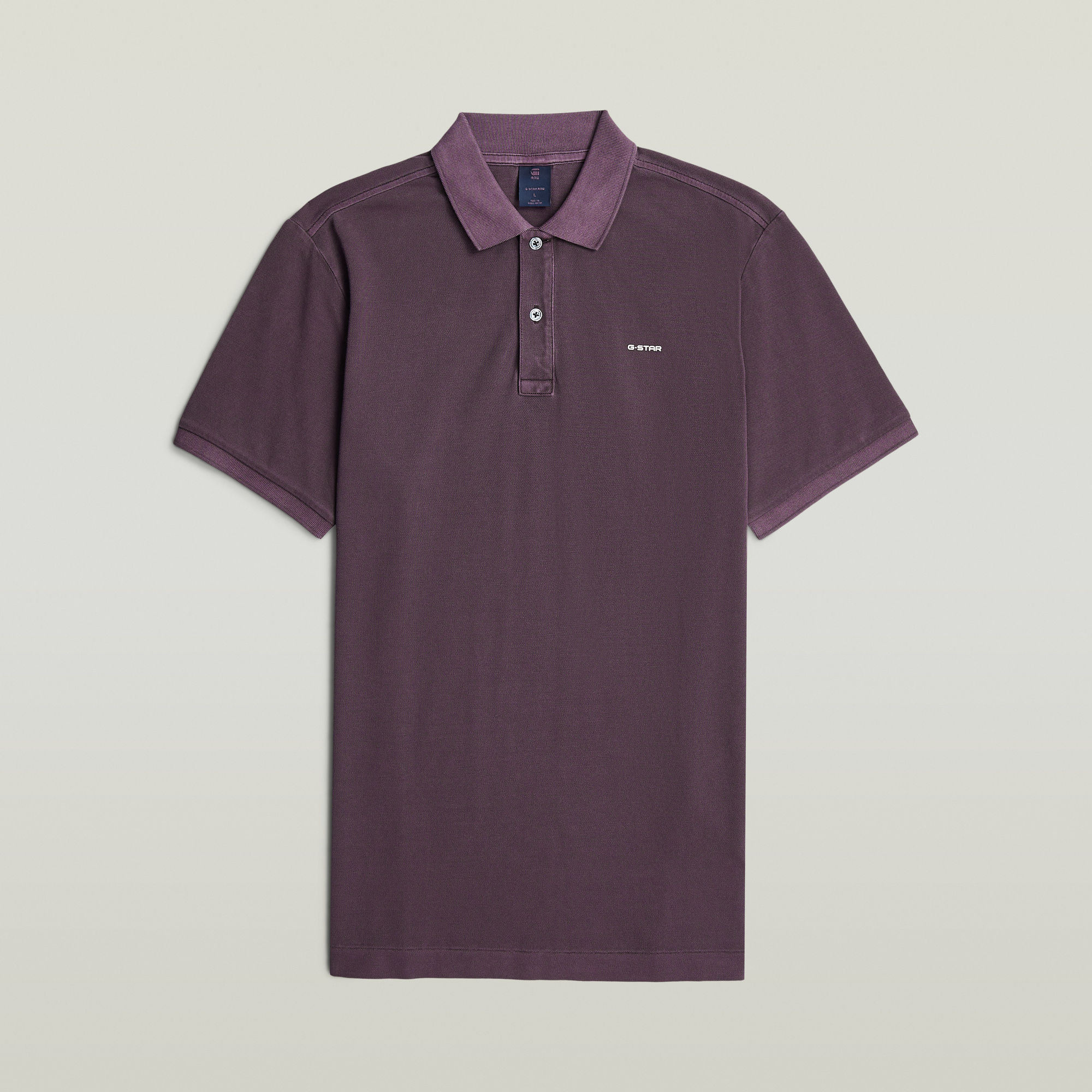 Thumbnail - Oluv Slim Poloshirt - Lila - Herren