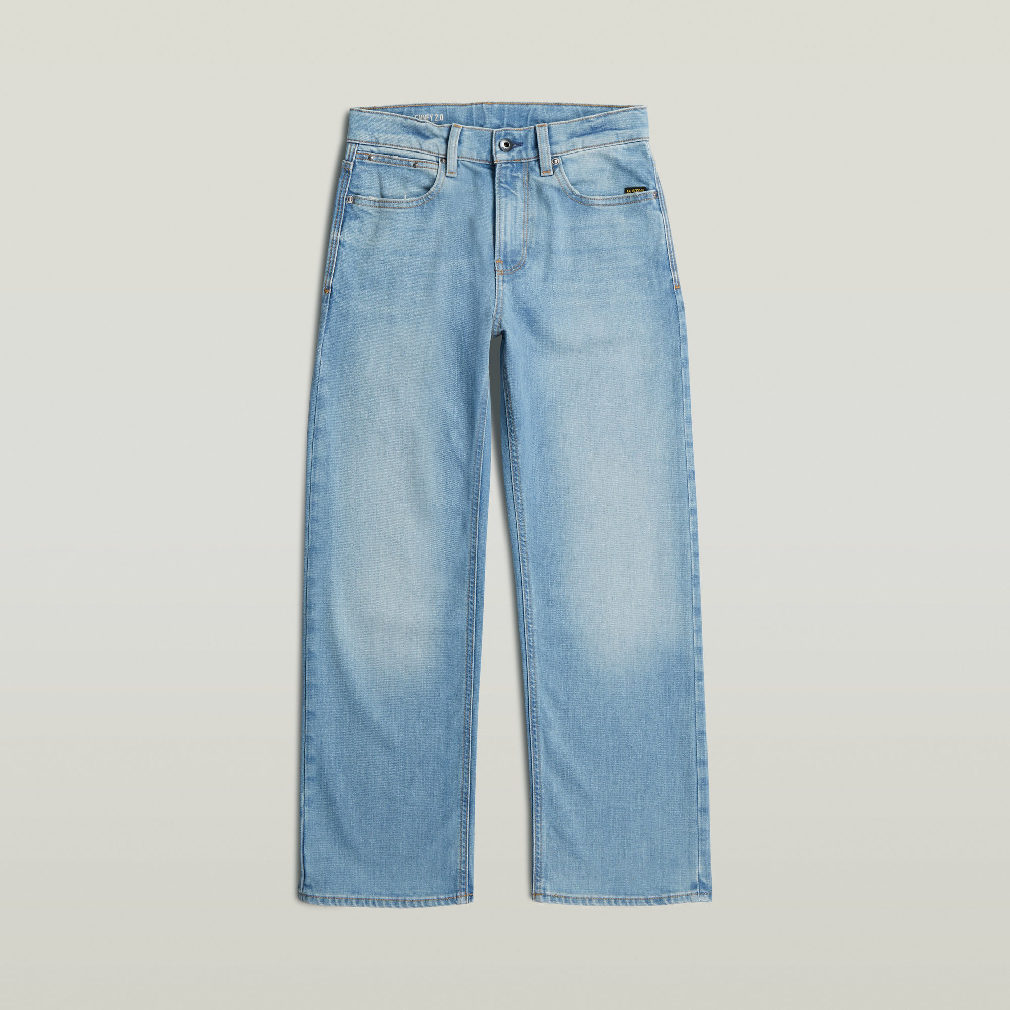Thumbnail - Boys Lenney Bootcut 2.0 Jeans - Mittelblau - jungen