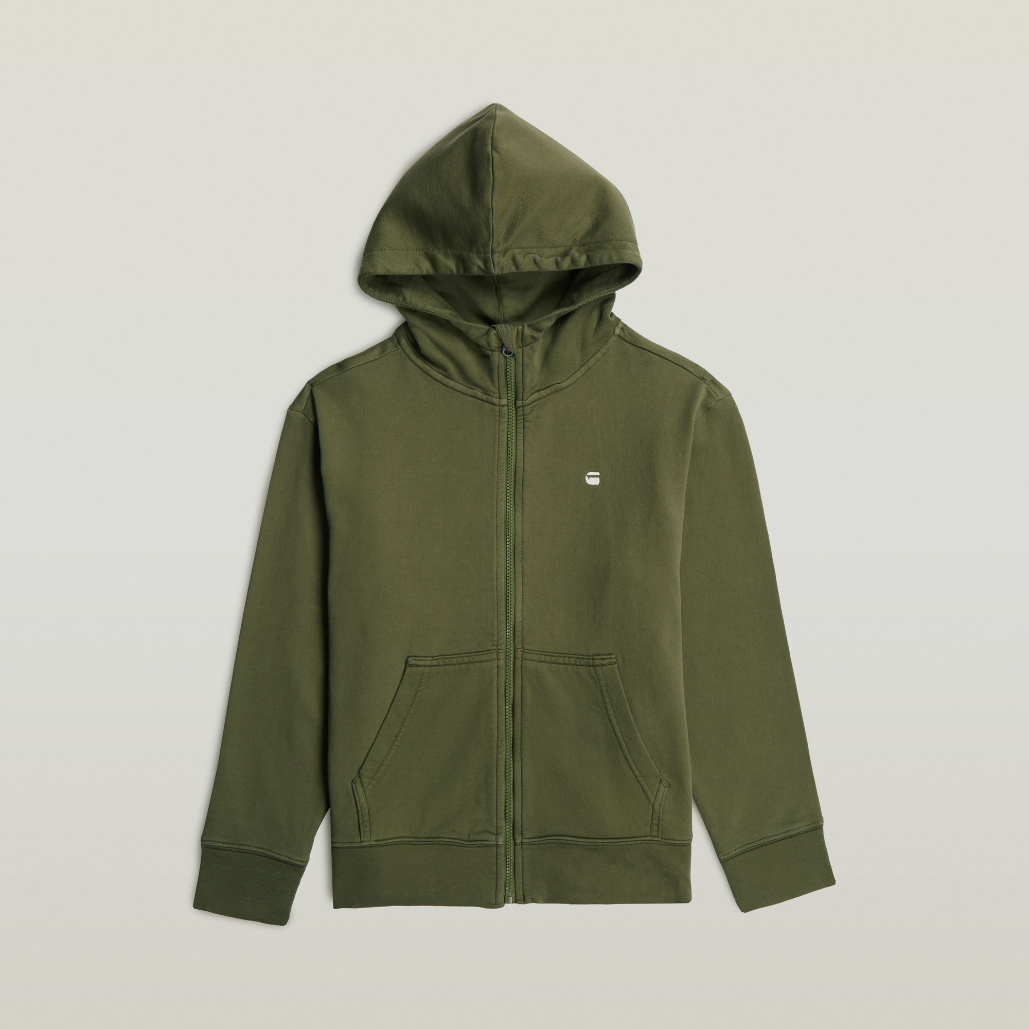 Thumbnail - Boys Woolk Hoodie Sweatshirt - Grün - jungen