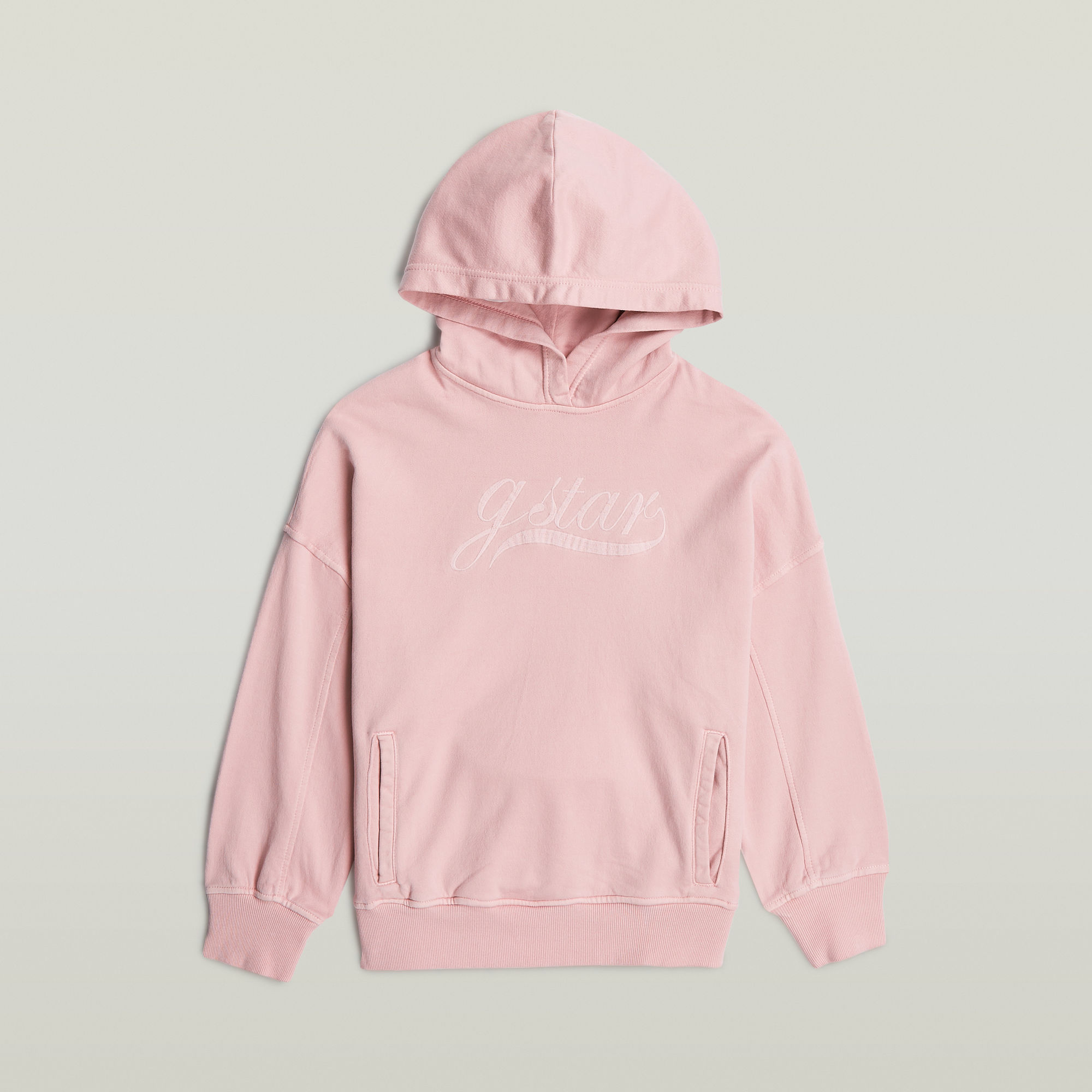 Thumbnail - Girls Oversized Hooded Sweatshirt - Pink - mädchen