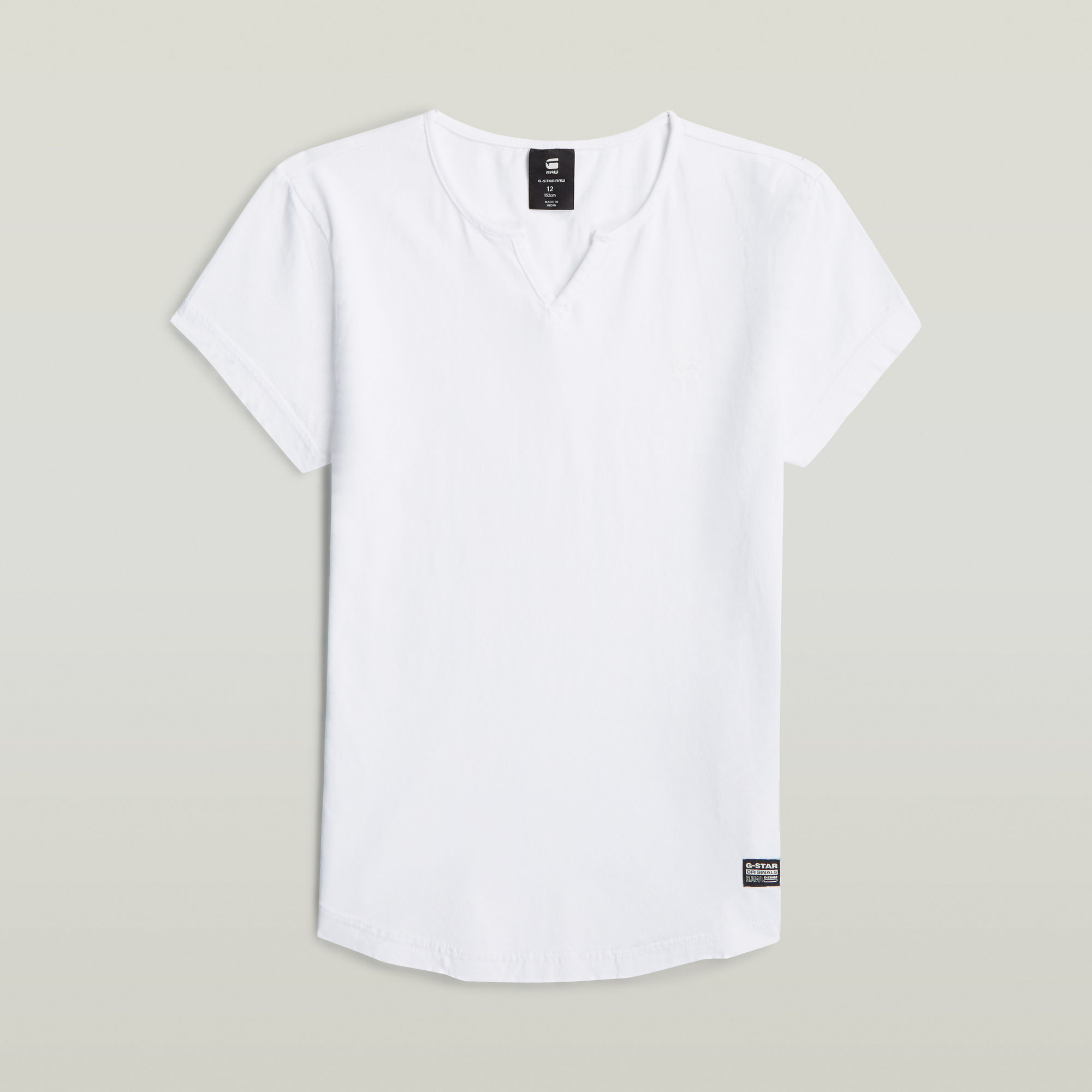 Thumbnail - Girls Micro Placket Slim T-Shirt - Weiß - mädchen