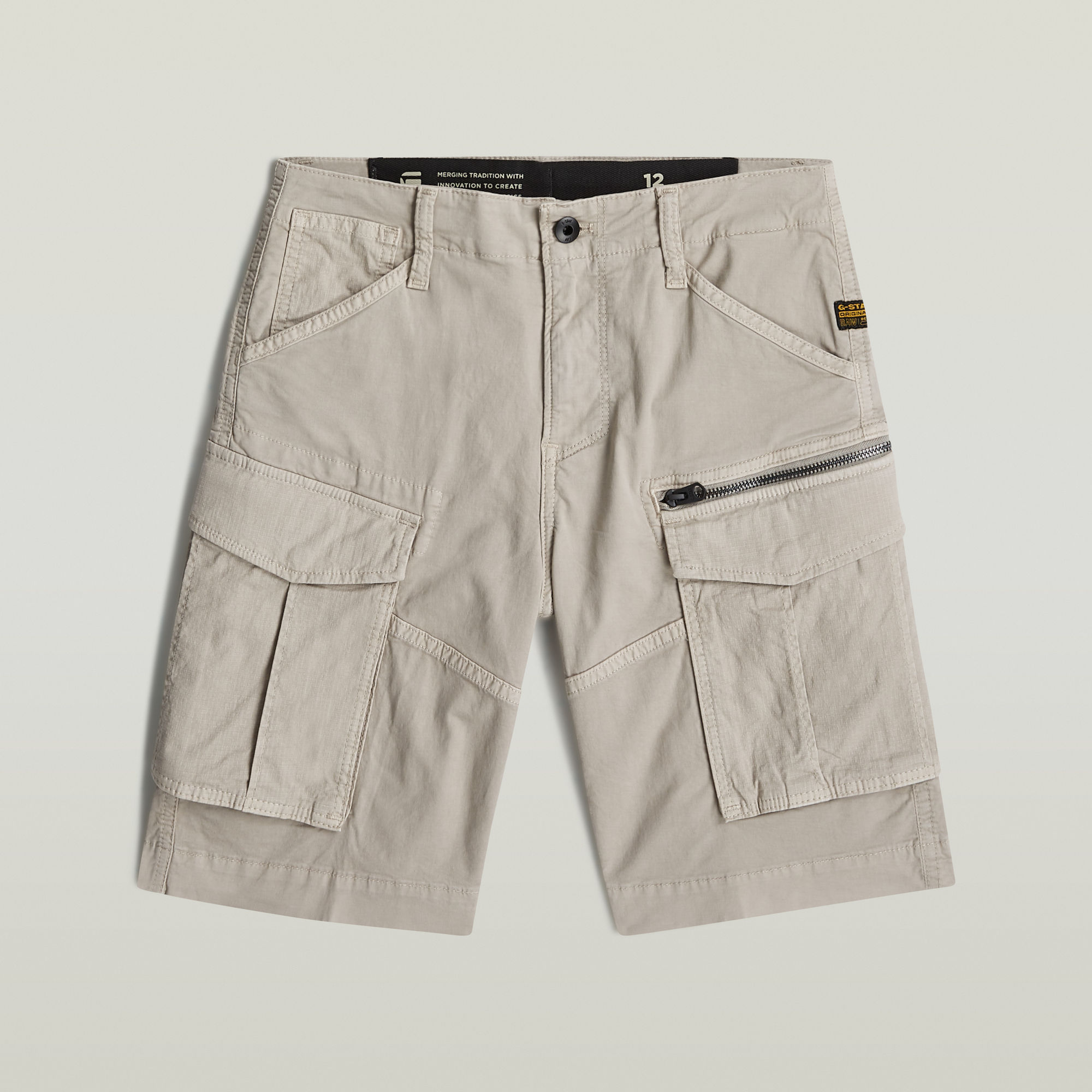 Boys Rovic Zip PM Shorts - Grau - jungen