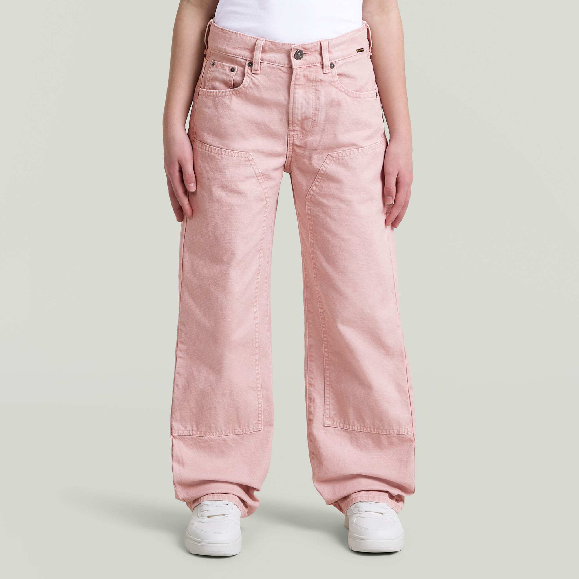 Girls Bowey 3D Carpenter Loose Hose - Pink - mädchen