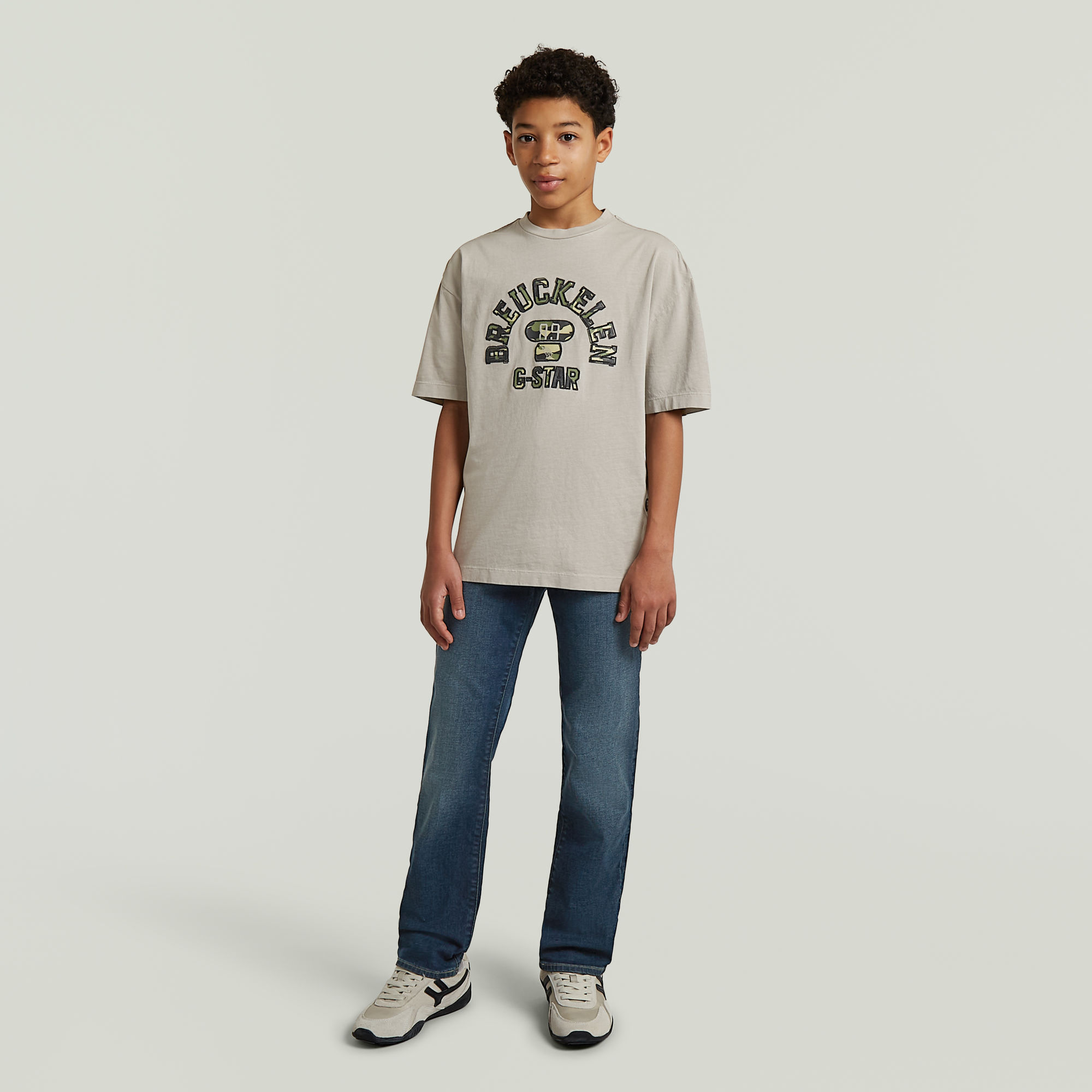 Thumbnail - Boys 3301 Straight Tapered Jeans - Dunkelblau - jungen