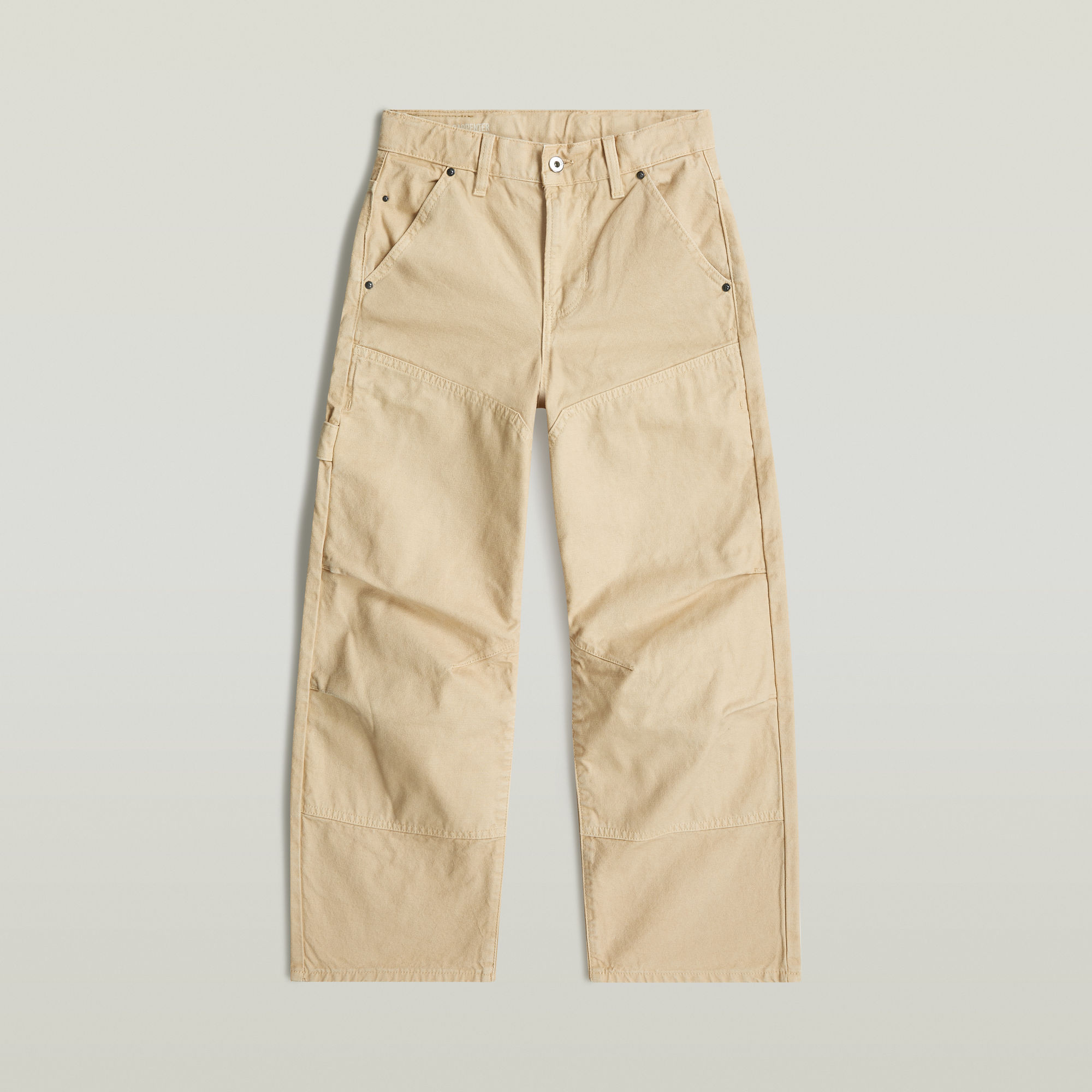 Thumbnail - Boys Carpenter 3D Loose Hose - Beige - jungen