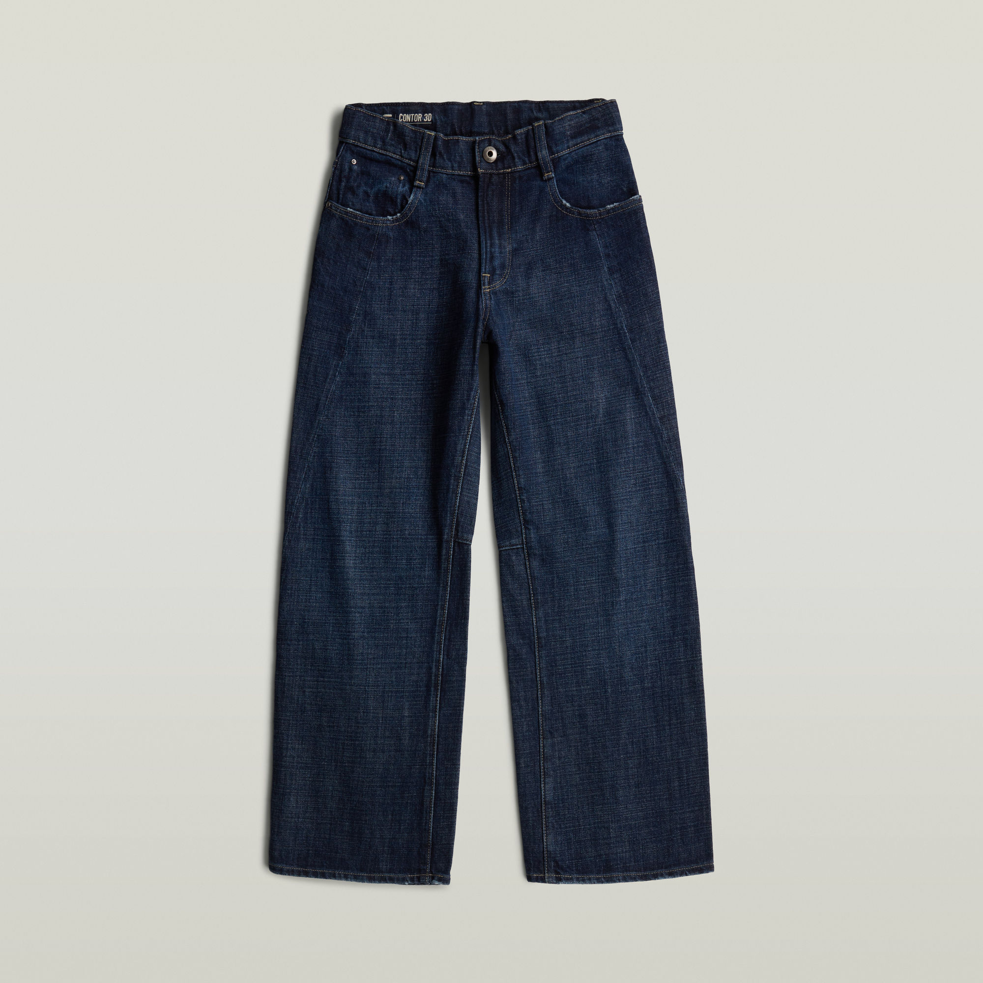 Thumbnail - Girls Contor Loose Jeans - Dunkelblau - mädchen