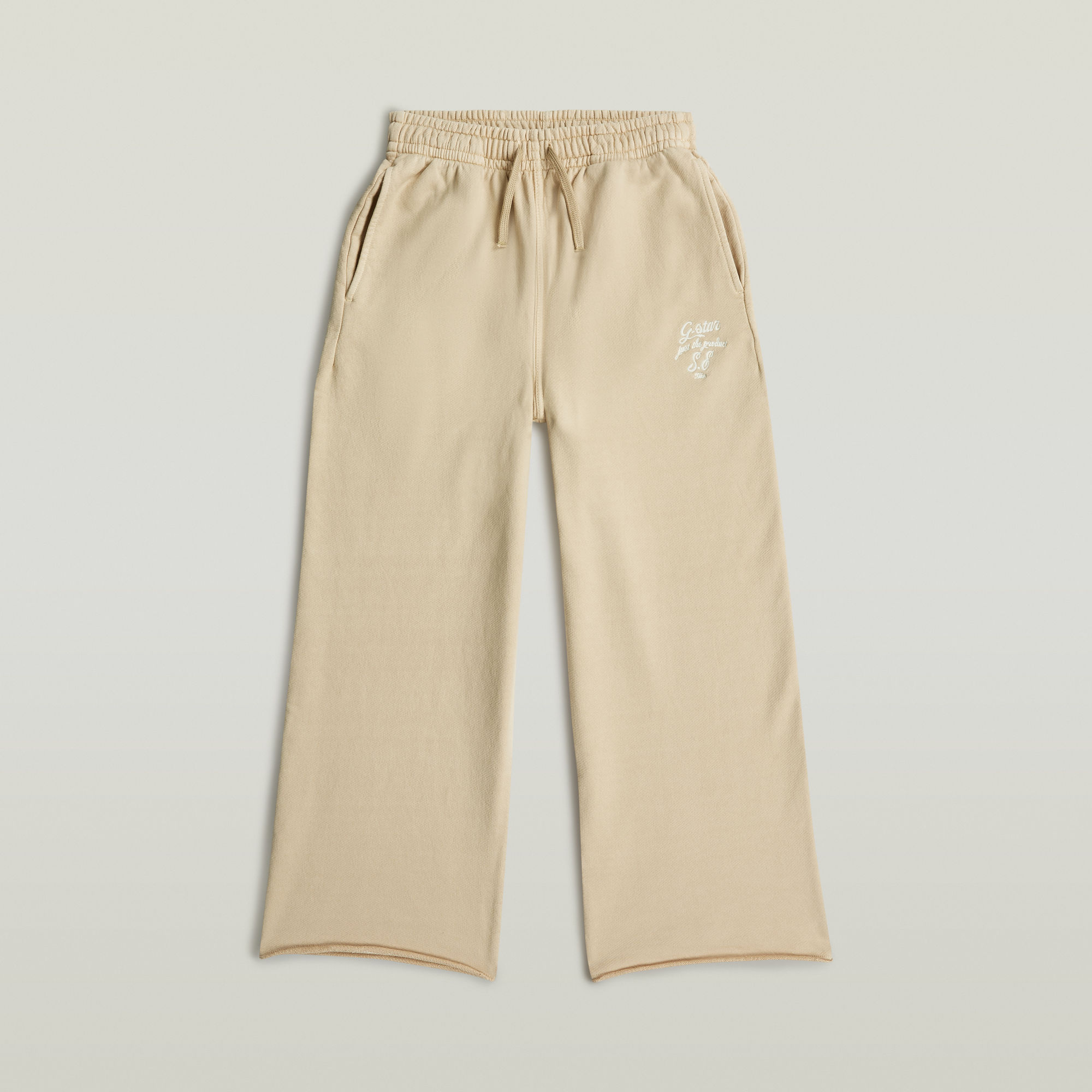 Thumbnail - Girls Basic Pants - Beige - mädchen