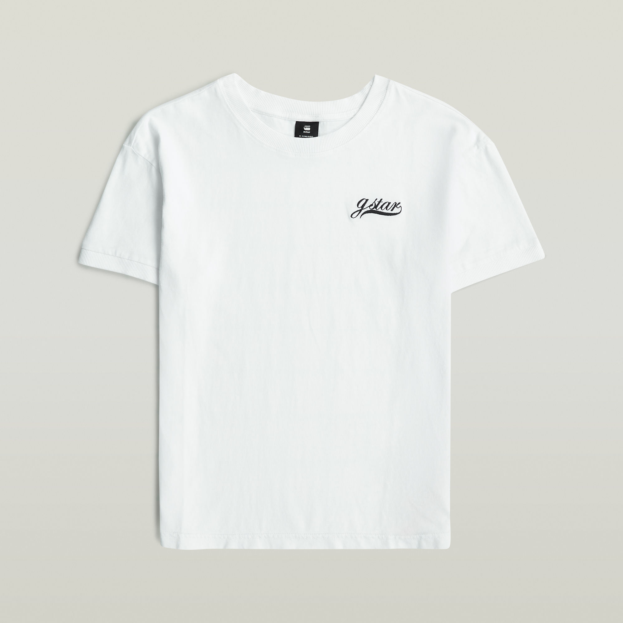 Thumbnail - Girls Badge Top - Weiß - mädchen