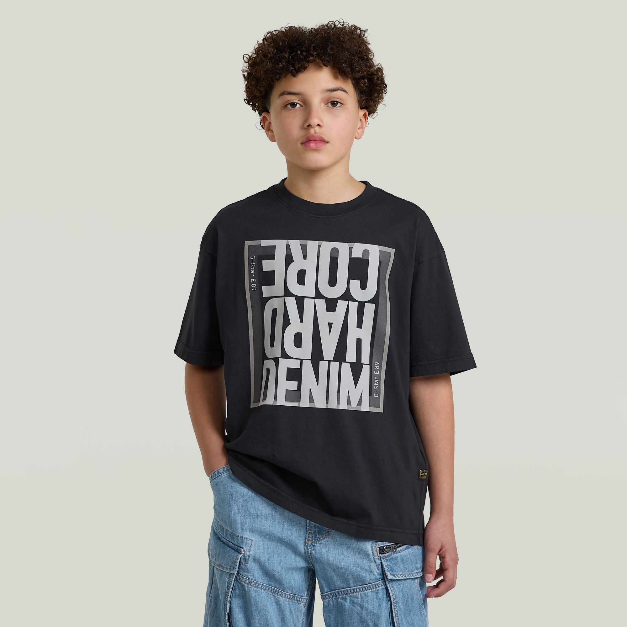 Boys Oversized T-Shirt - Dunkelblau - jungen