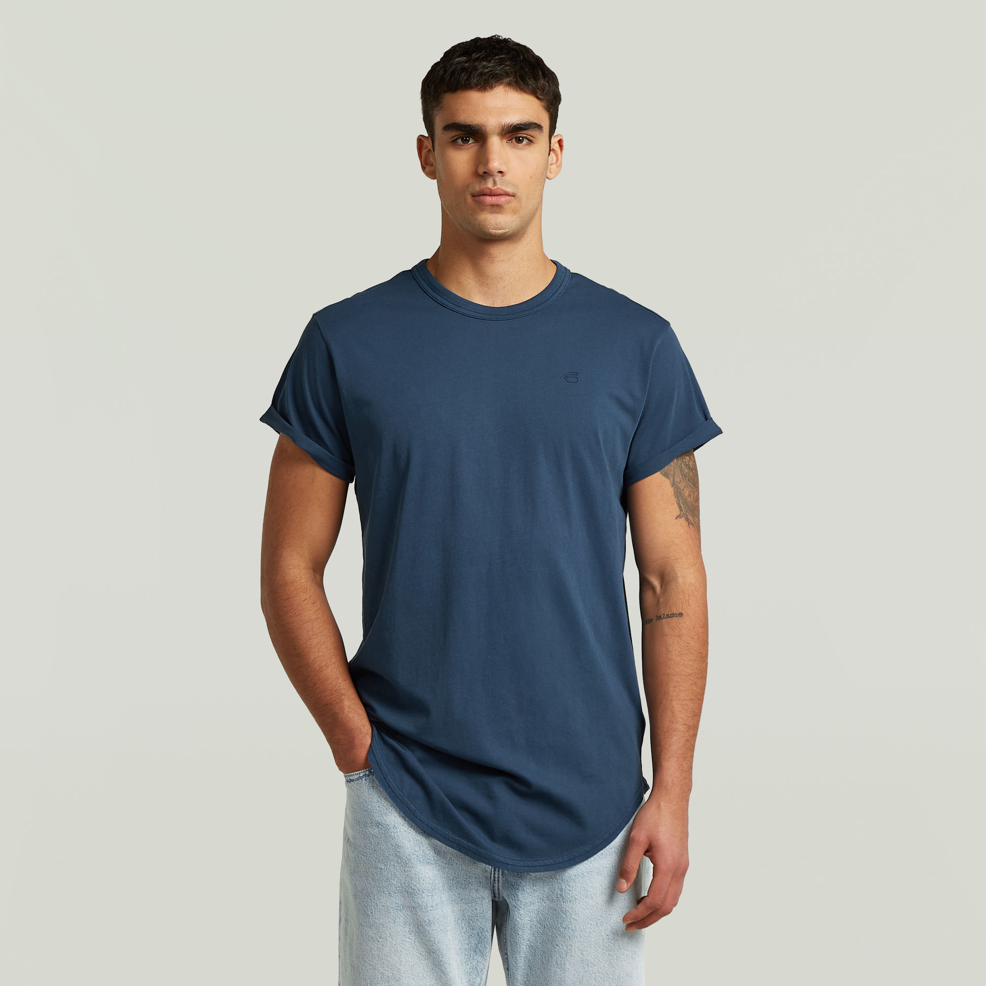 Ductsoon Relaxed T-Shirt - Mittelblau - Herren