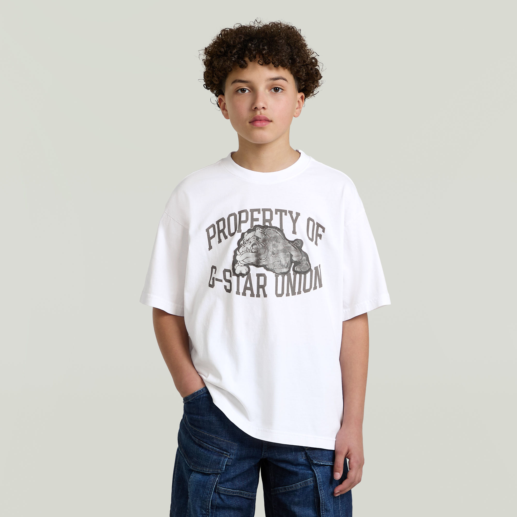 

Oversized T-Shirt voor jongens - Wit - jongens