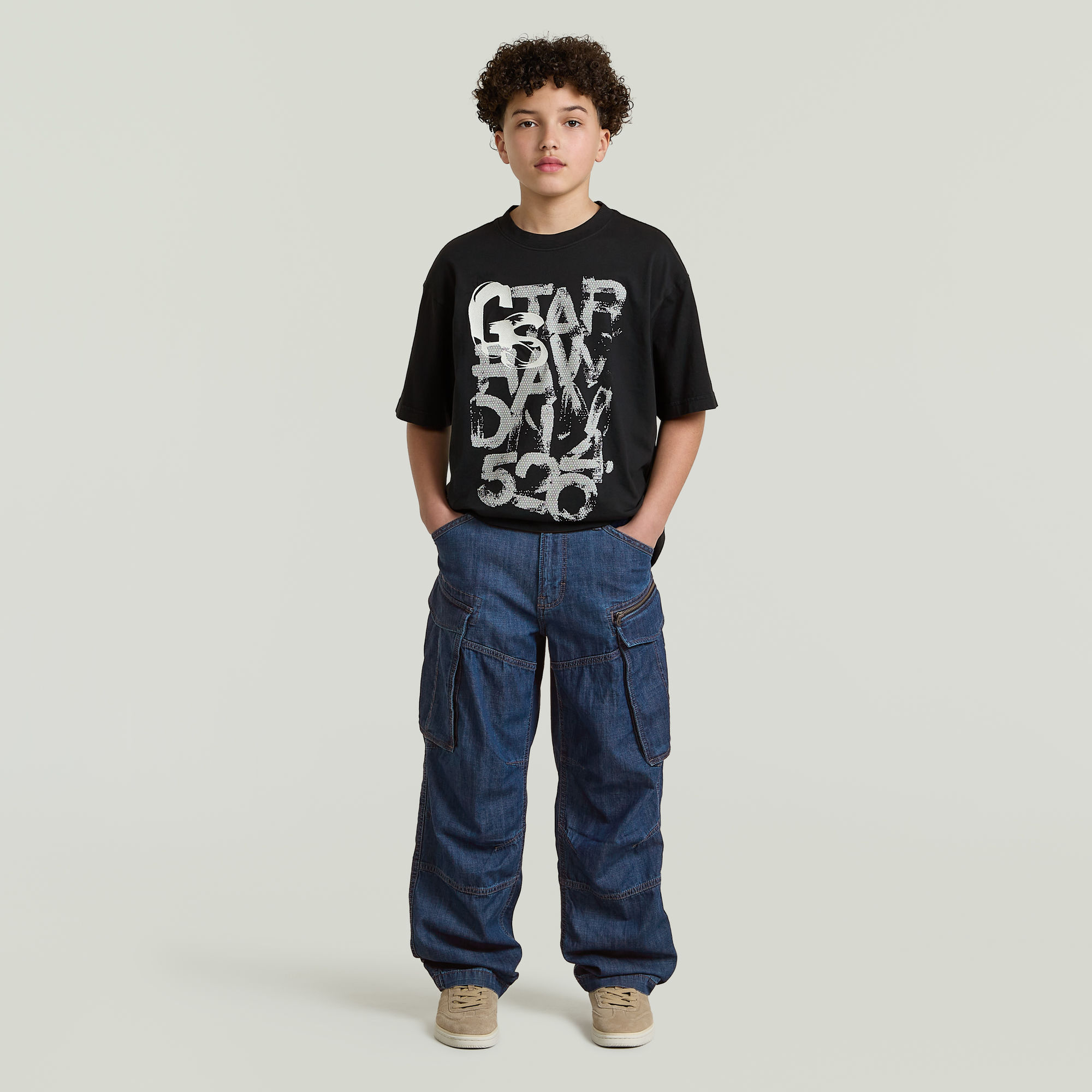 Thumbnail - Boys Rovic Loose Jeans - Dunkelblau - jungen