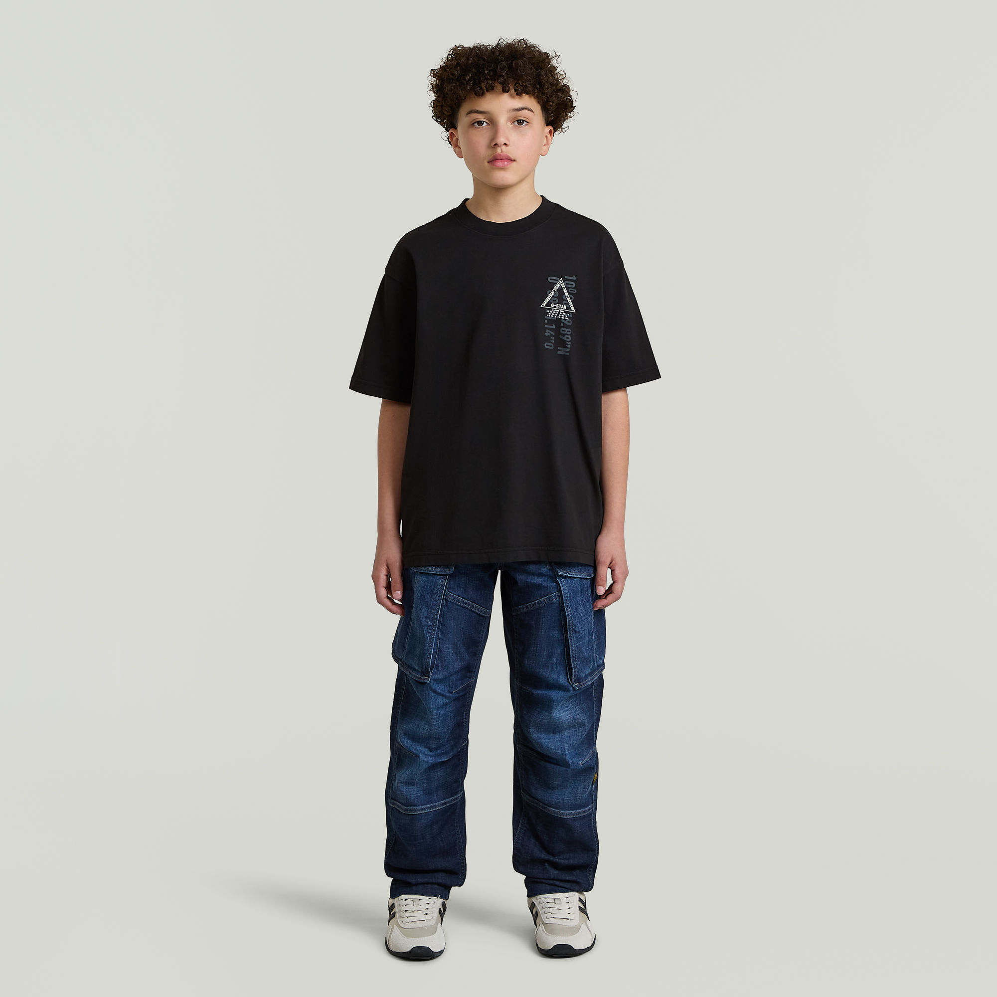 Thumbnail - Boys Oversized T-Shirt - Schwarz - jungen