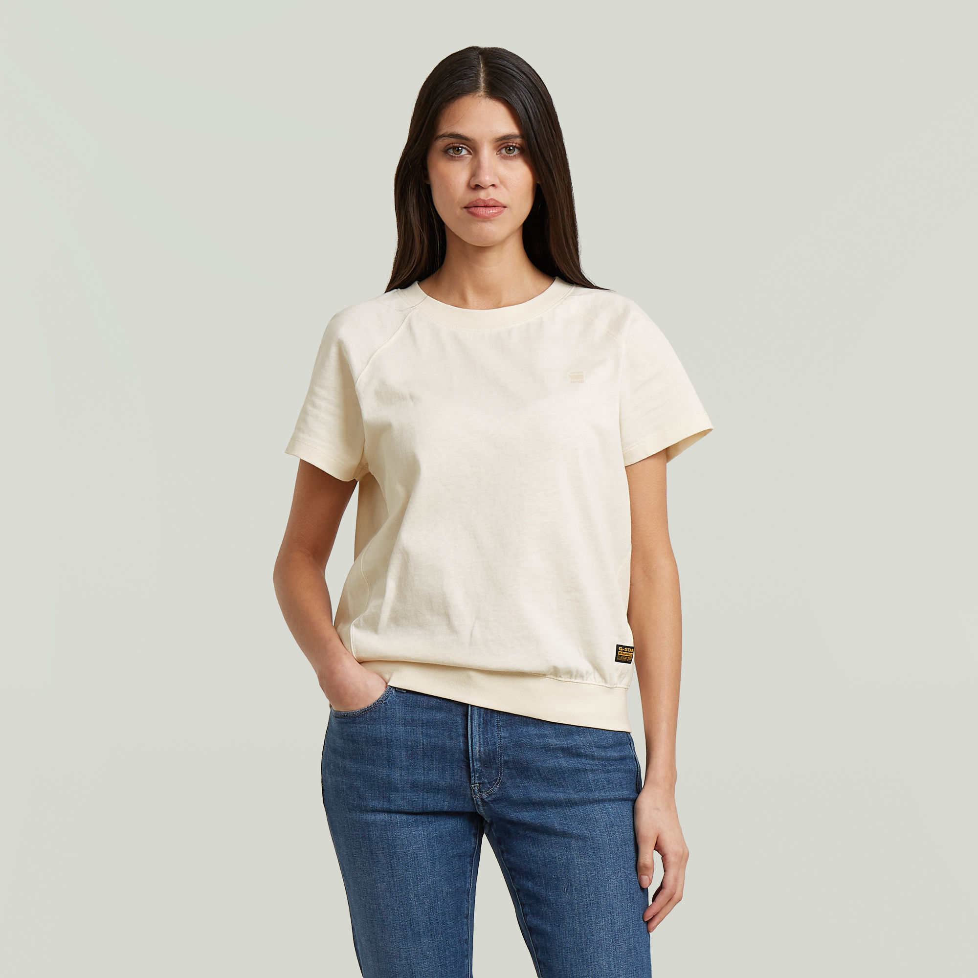 Raglan T-Shirt - Beige - Damen