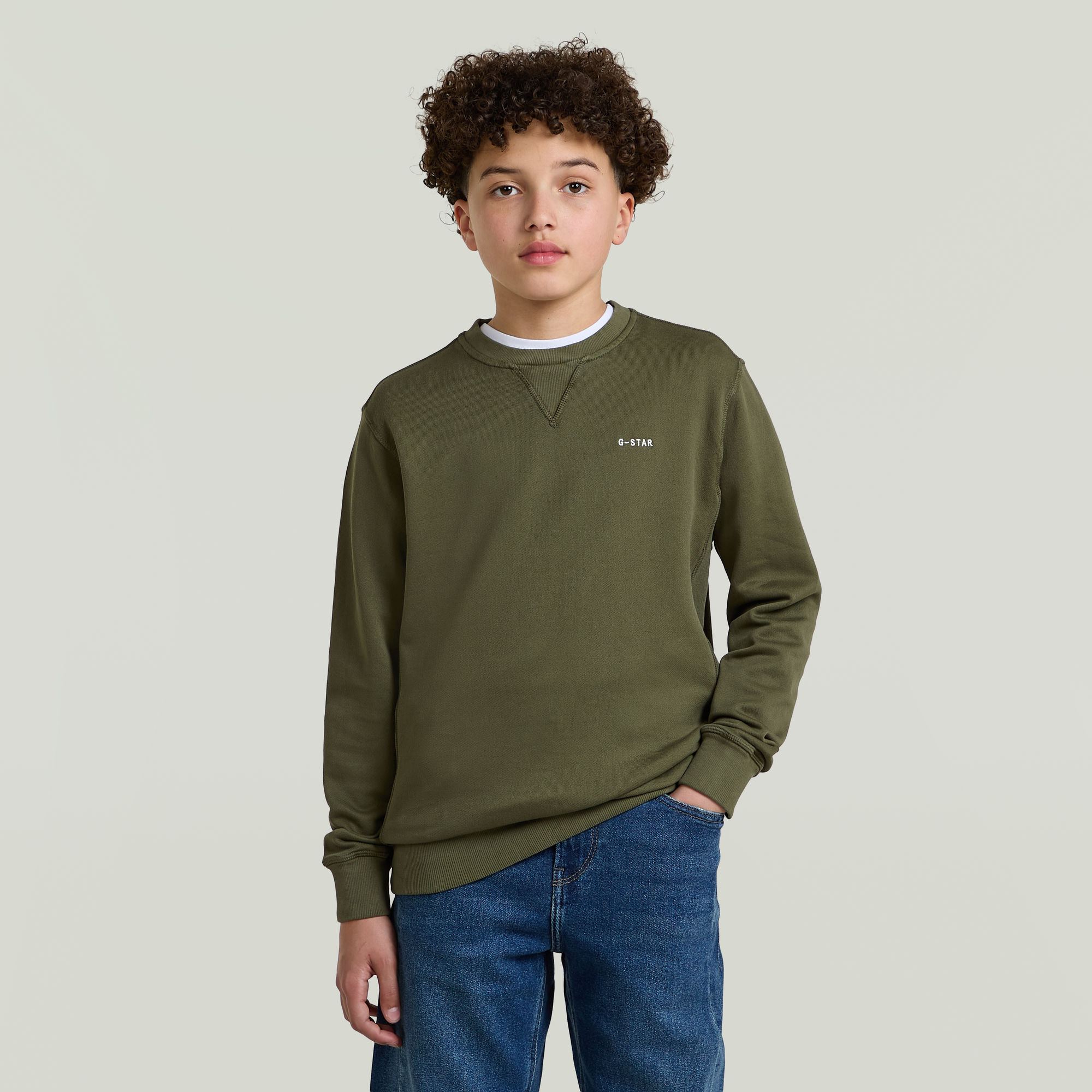 Boys Premium Core Sweatshirt - Grün - jungen