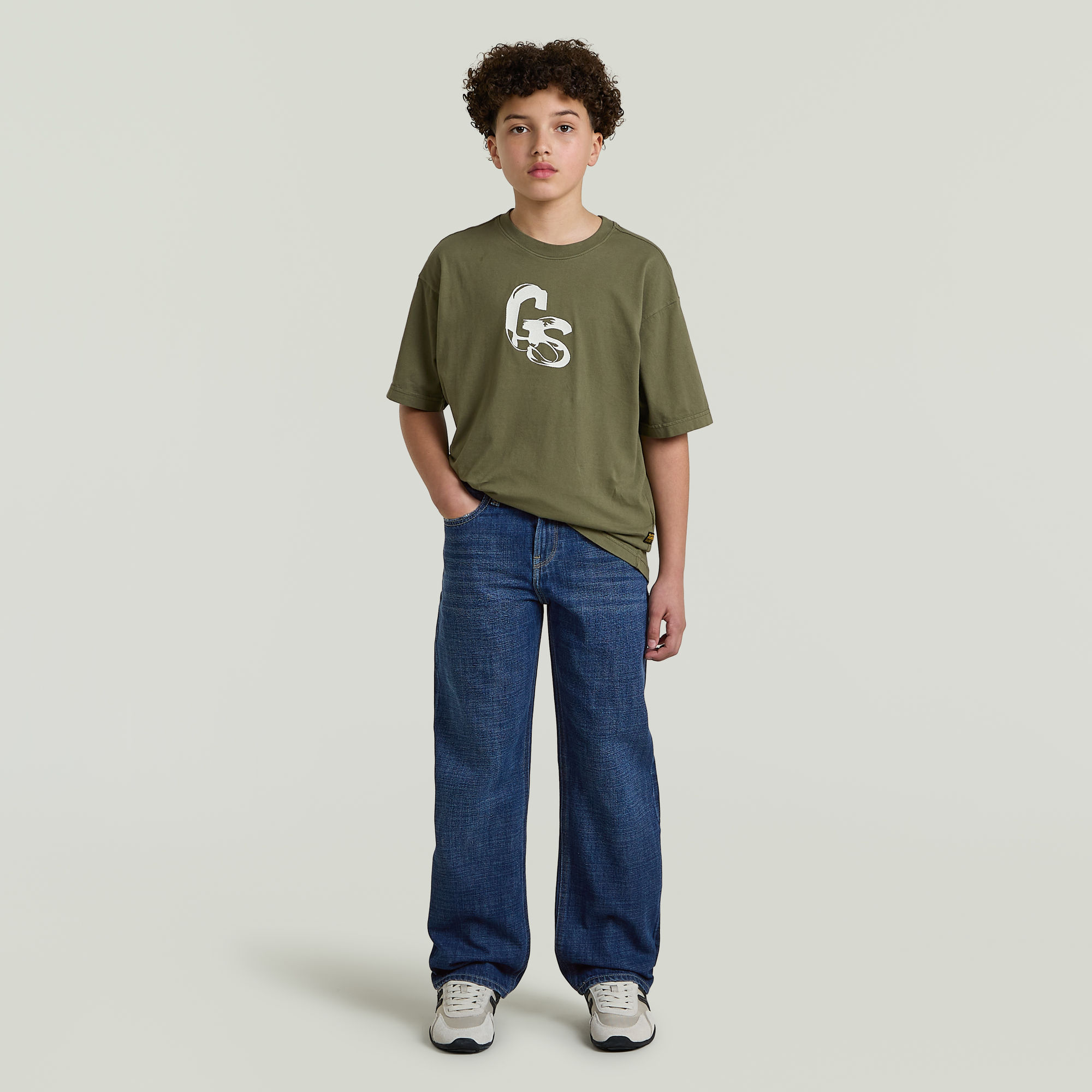 Thumbnail - Boys Dakota Regular Straight Jeans - Mittelblau - jungen