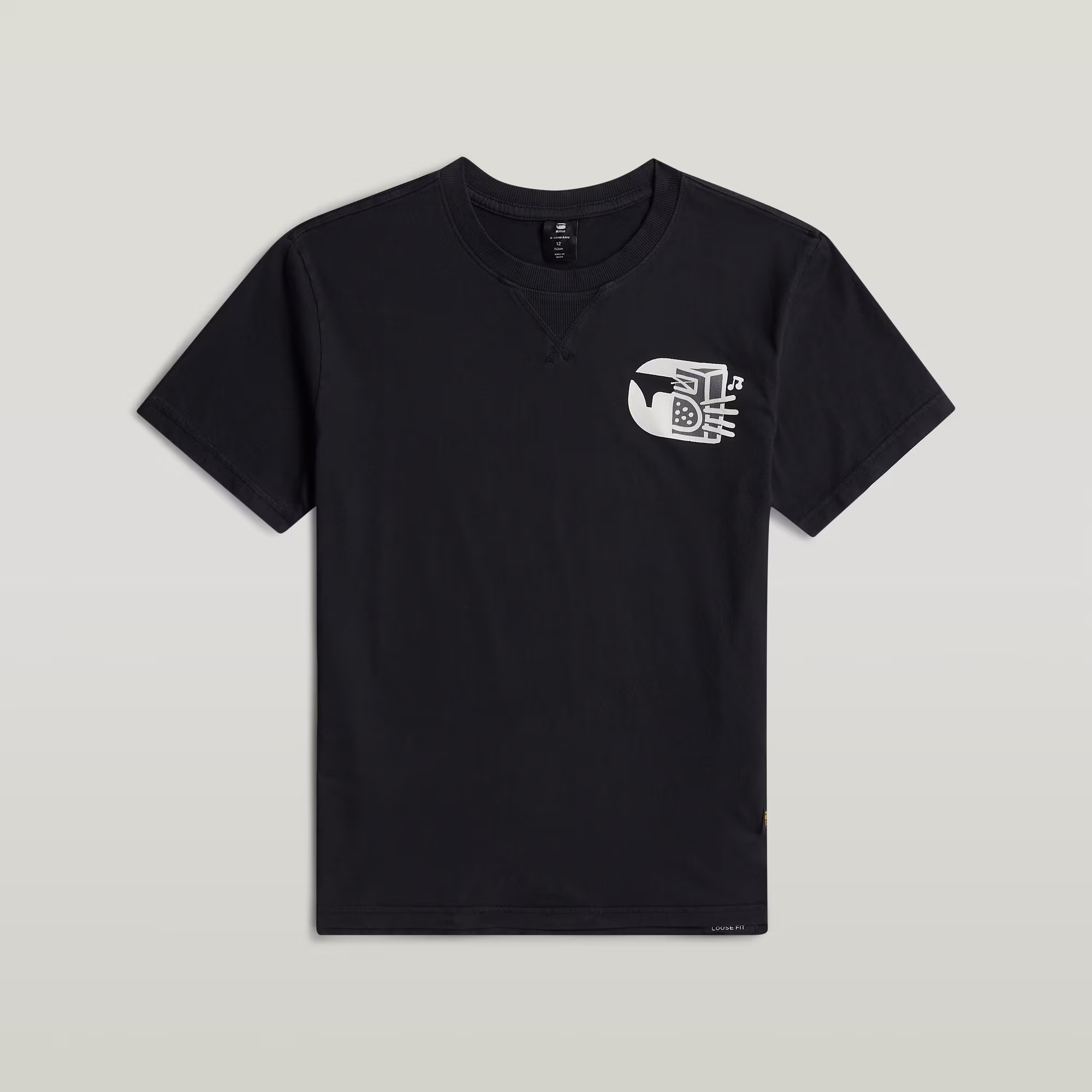 Thumbnail - Boys Nifous T-Shirt - Schwarz - jungen