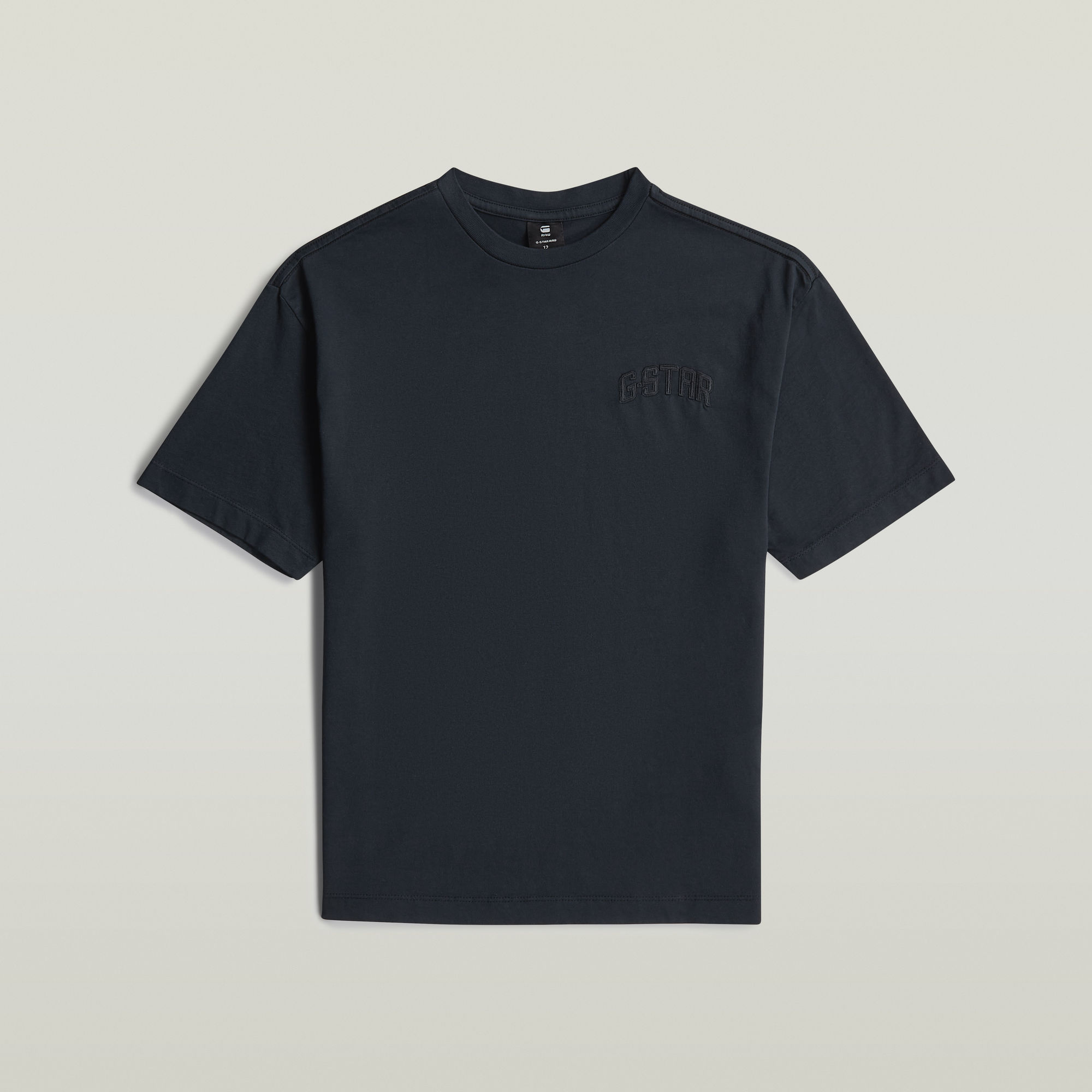 Thumbnail - Boys Tee Coll Top - Dunkelblau - jungen