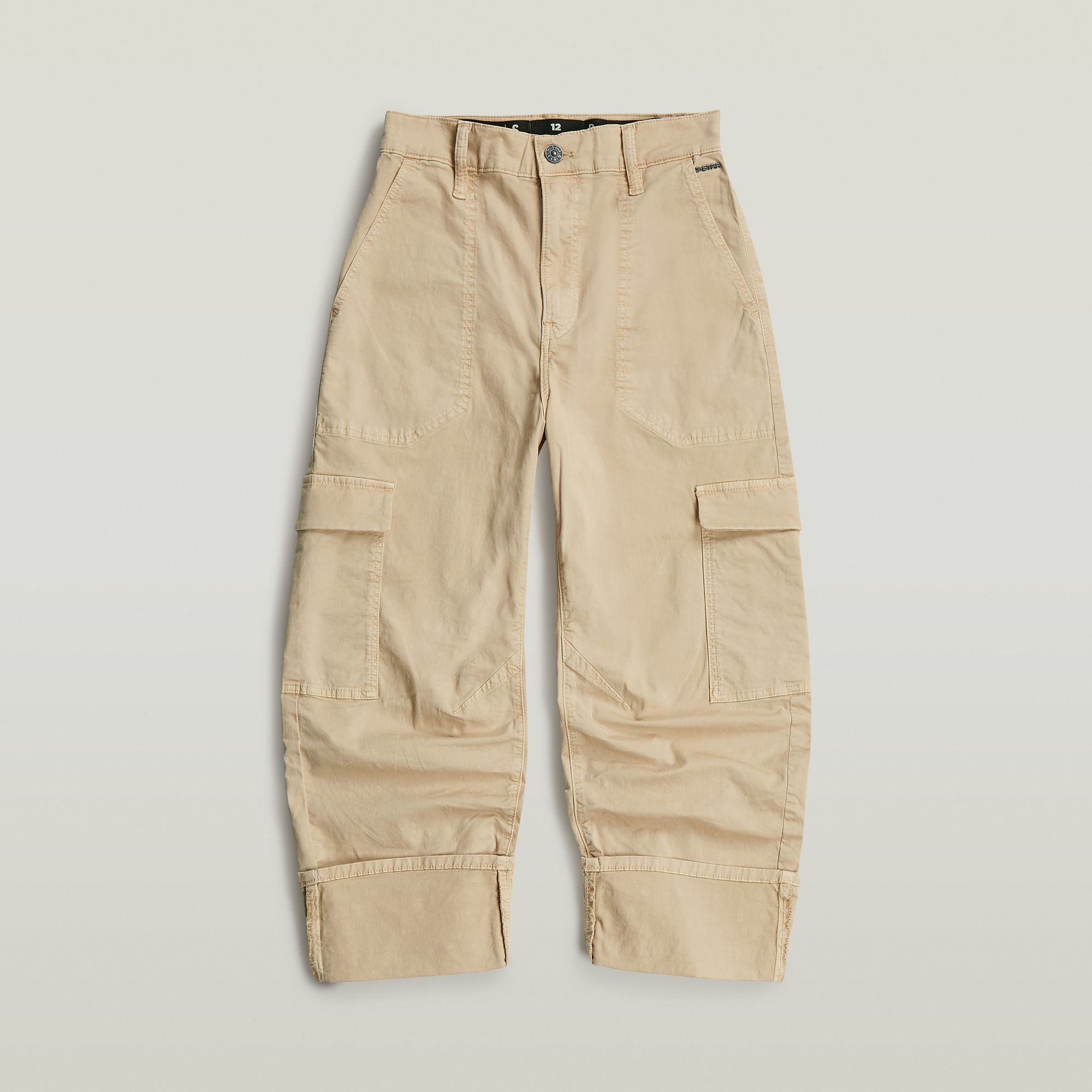 Thumbnail - Girls Cargo 3D Boyfriend Hose - Beige - mädchen