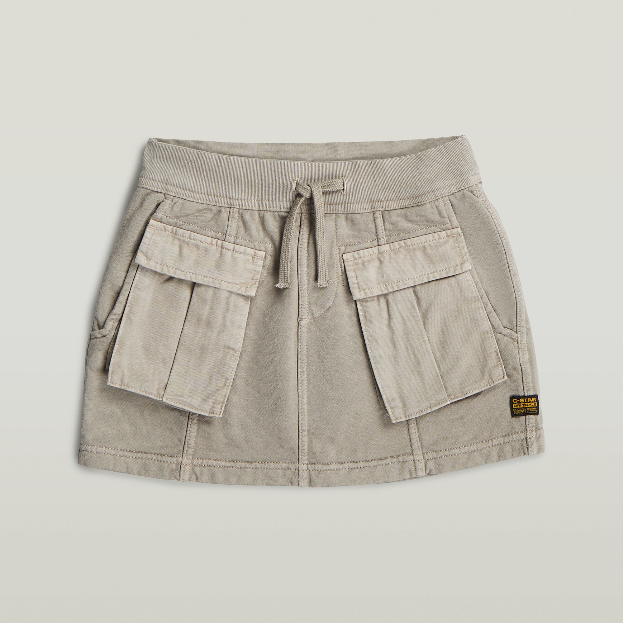 Thumbnail - Girls Mini Cargo Sweat Skirt PM - Grau - mädchen