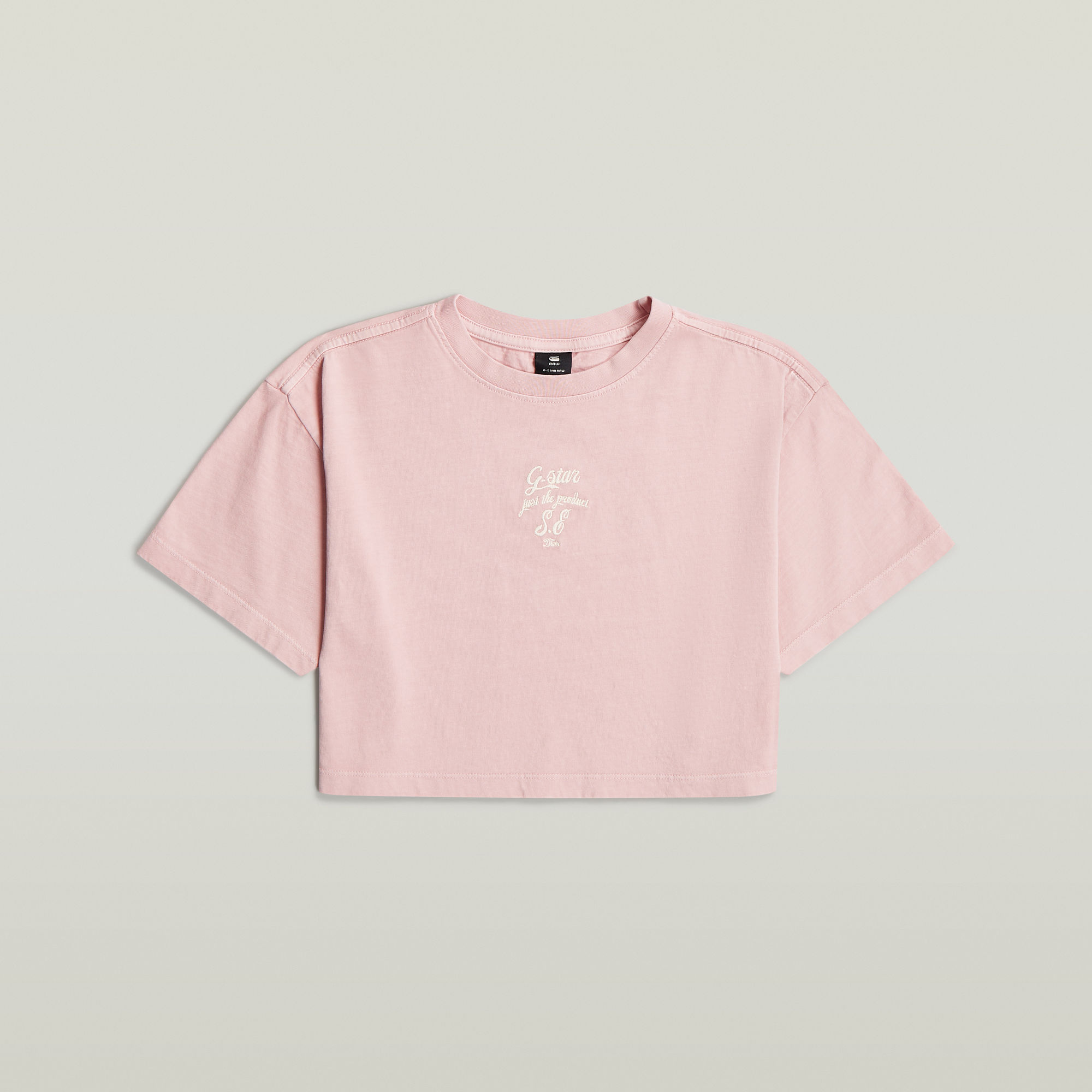 Thumbnail - Girls Boxy Cropped T-Shirt - Pink - mädchen