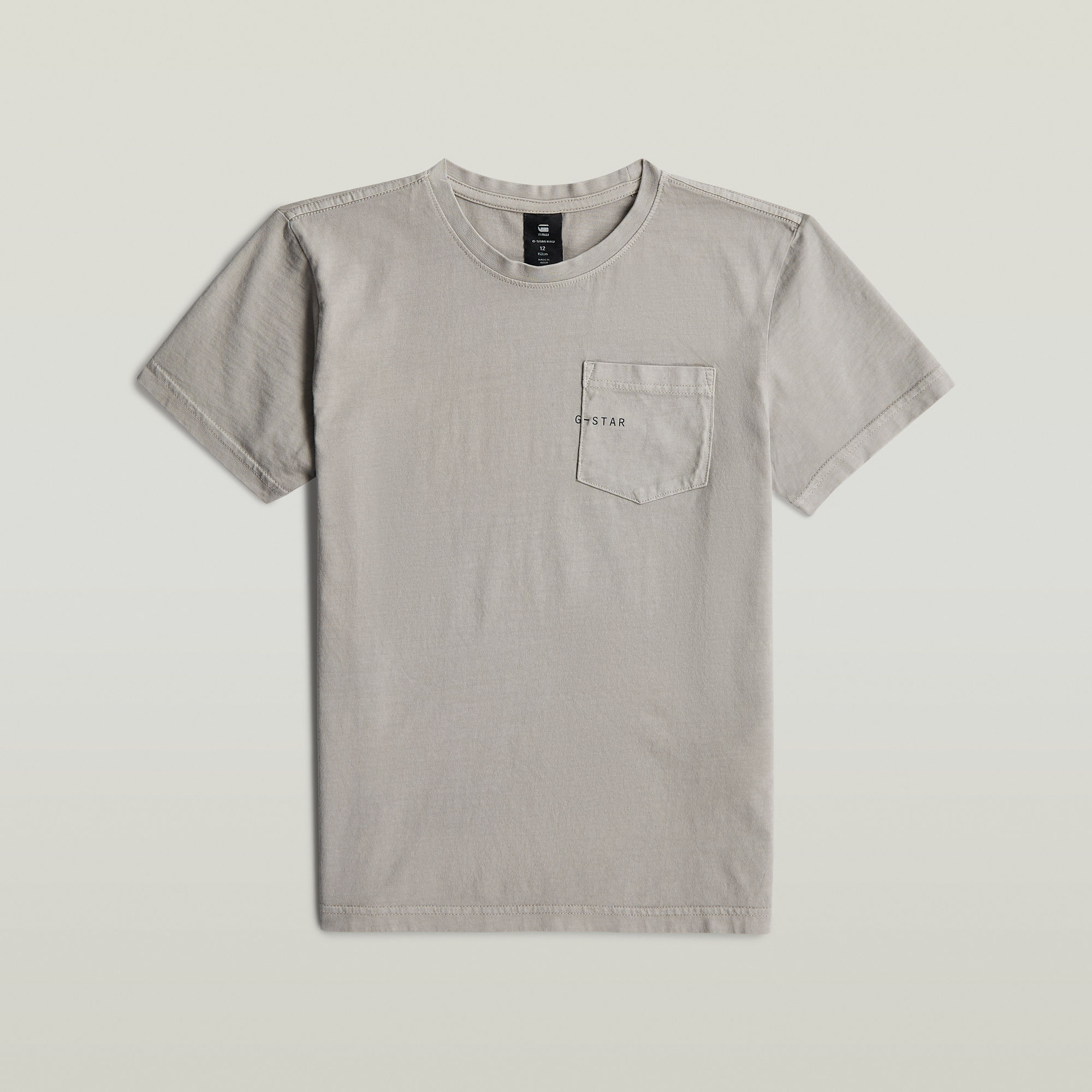 Thumbnail - Boys Base Pocket T-Shirt - Grau - jungen