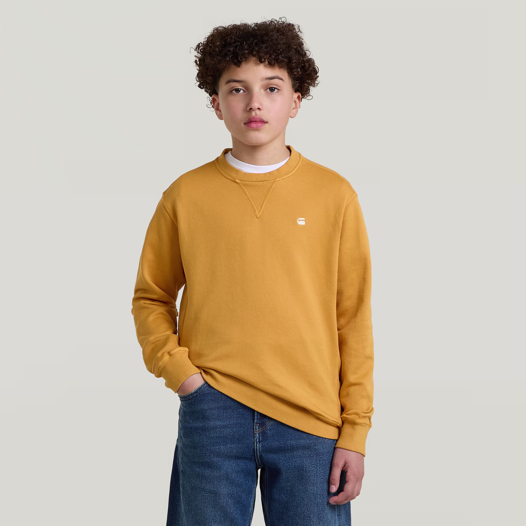 Boys Premium Core Sweatshirt - Gelb - jungen