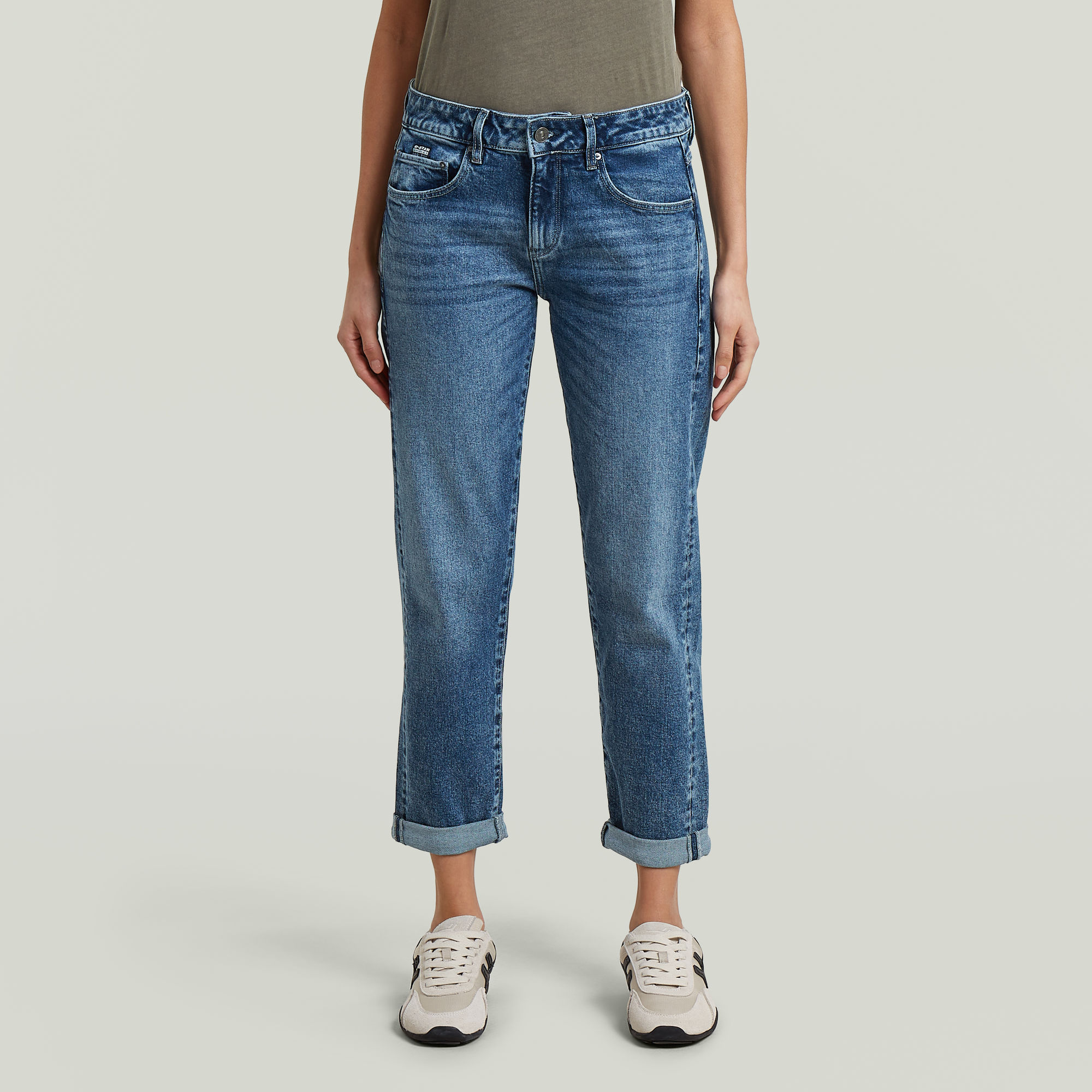 Kate Boyfriend Jeans - Mittelblau - Damen