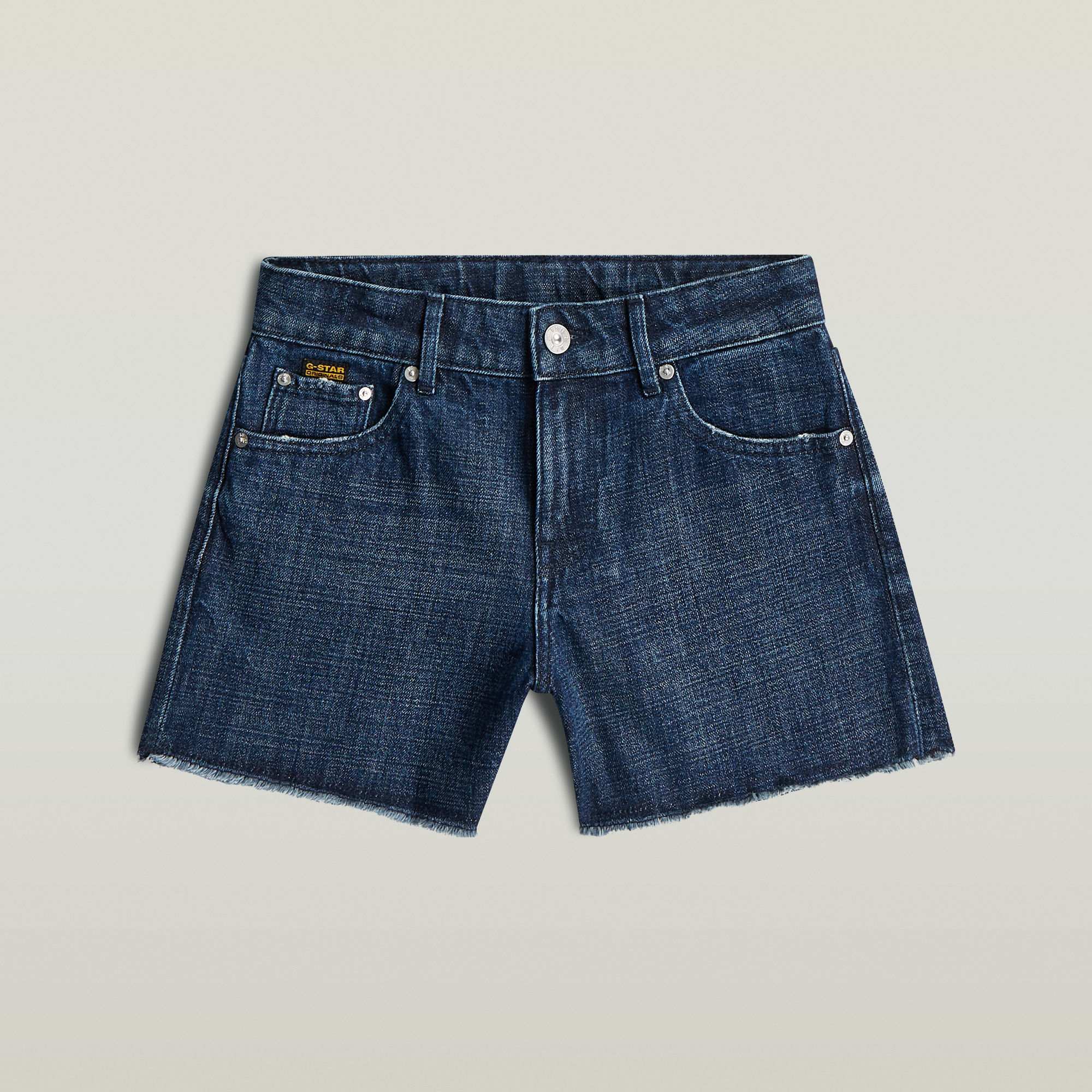 Thumbnail - Girls True Shorts Raw Edge - Dunkelblau - mädchen