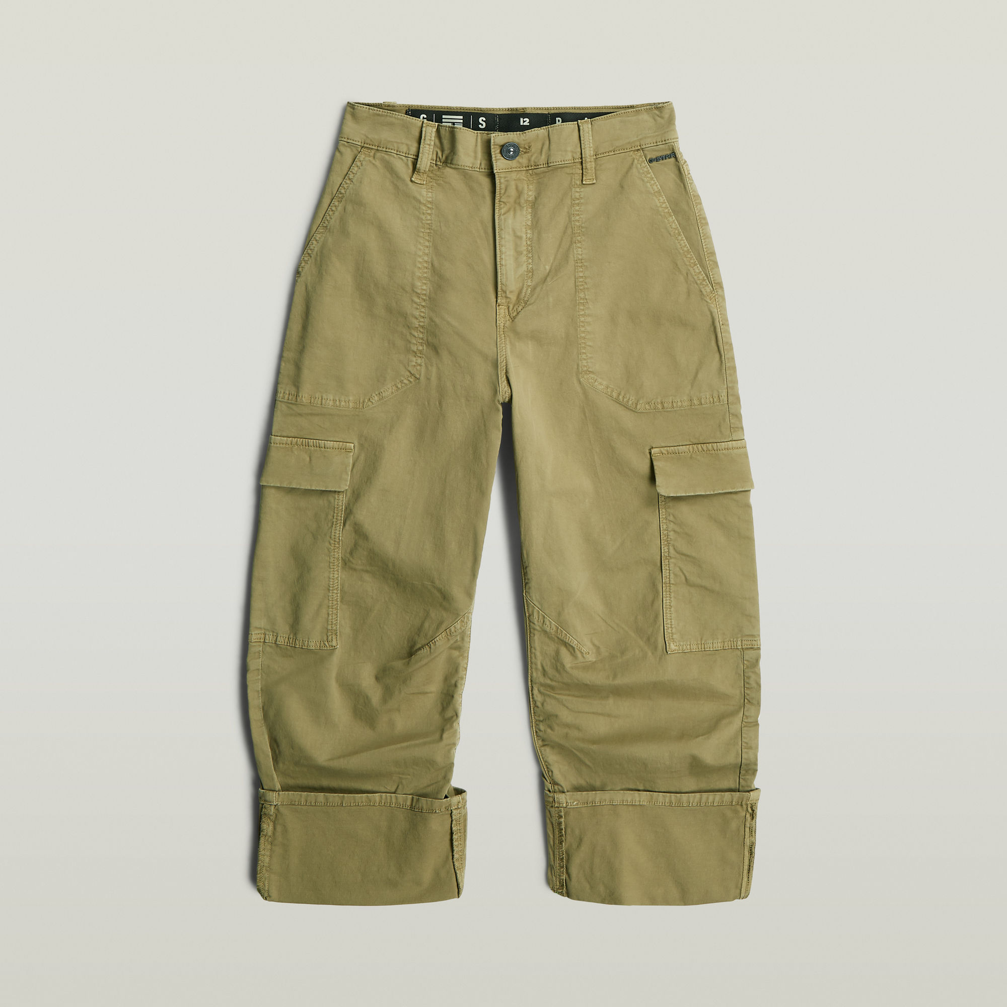 Thumbnail - Girls Cargo 3D Boyfriend Hose - Grün - mädchen