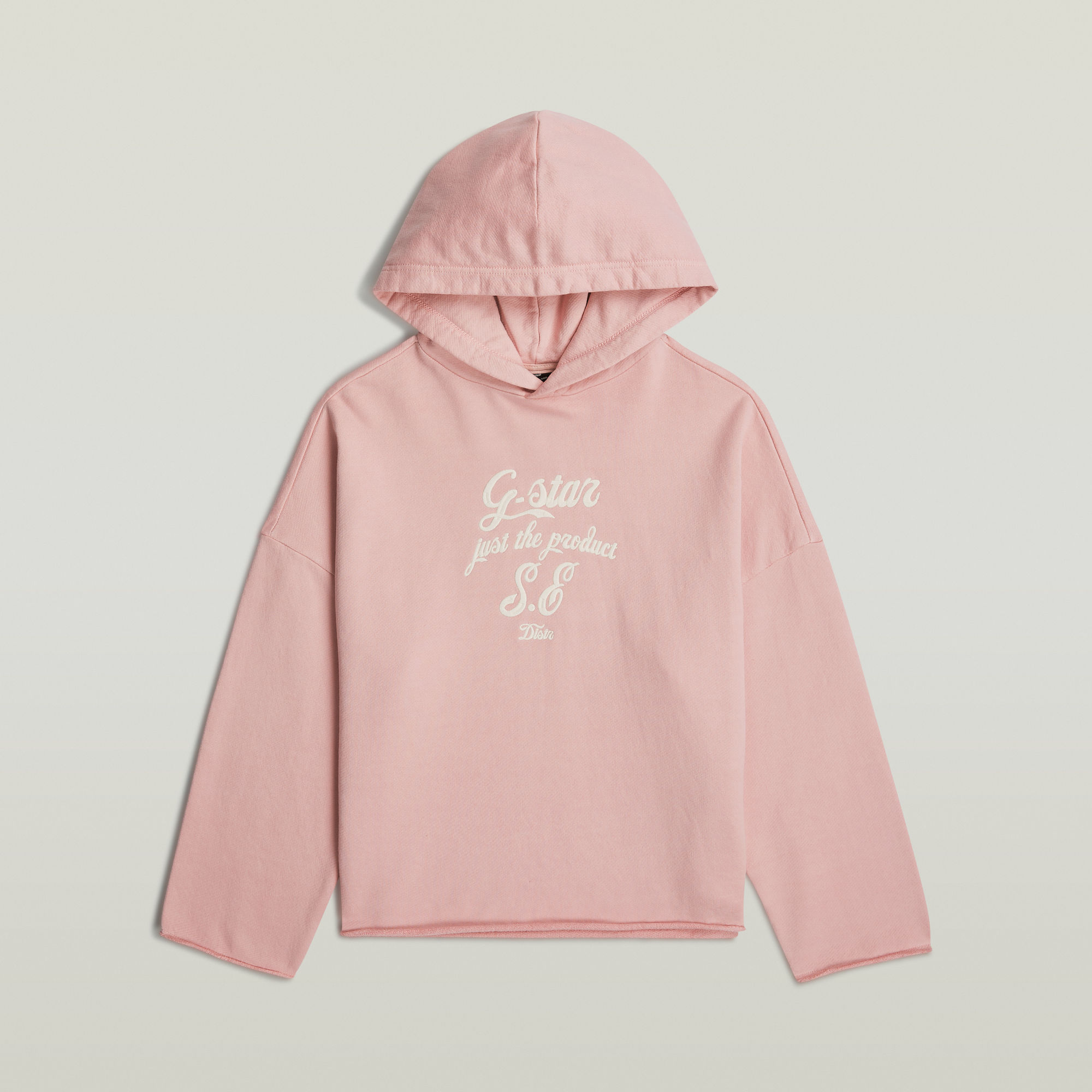 Thumbnail - Girls Basic Hooded Sweatshirt - Pink - mädchen