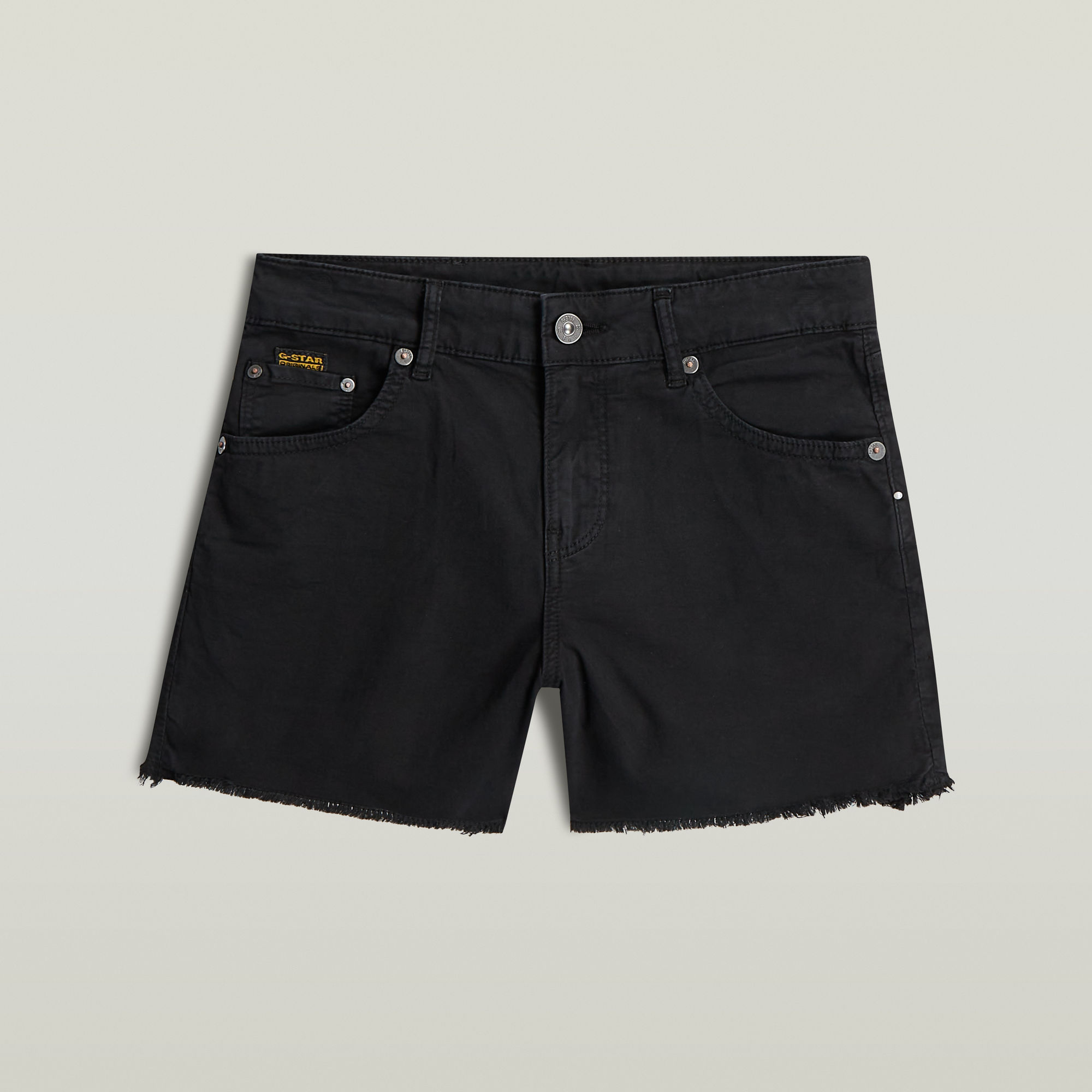 Thumbnail - Girls True Shorts Raw Edge - Schwarz - mädchen