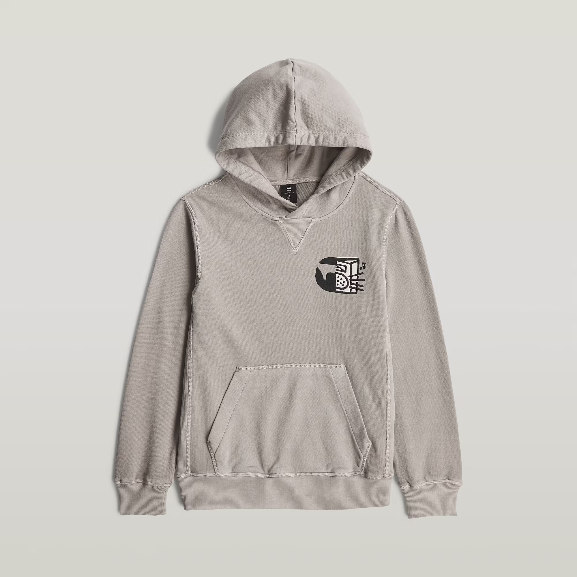 Thumbnail - Boys Premium Core Hoodie Sweatshirt - Grau - jungen