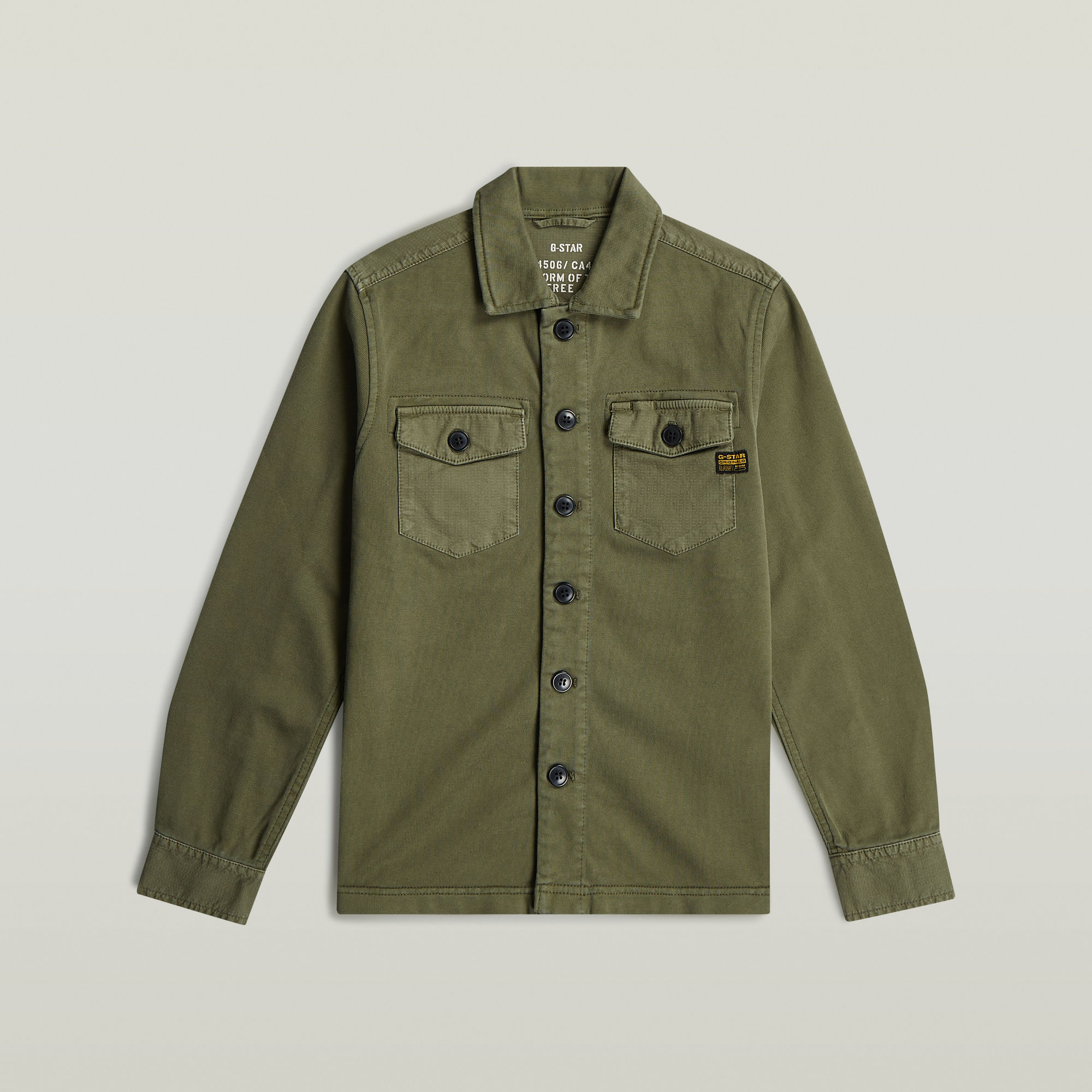 Thumbnail - Boys Army Overshirt - Grün - jungen