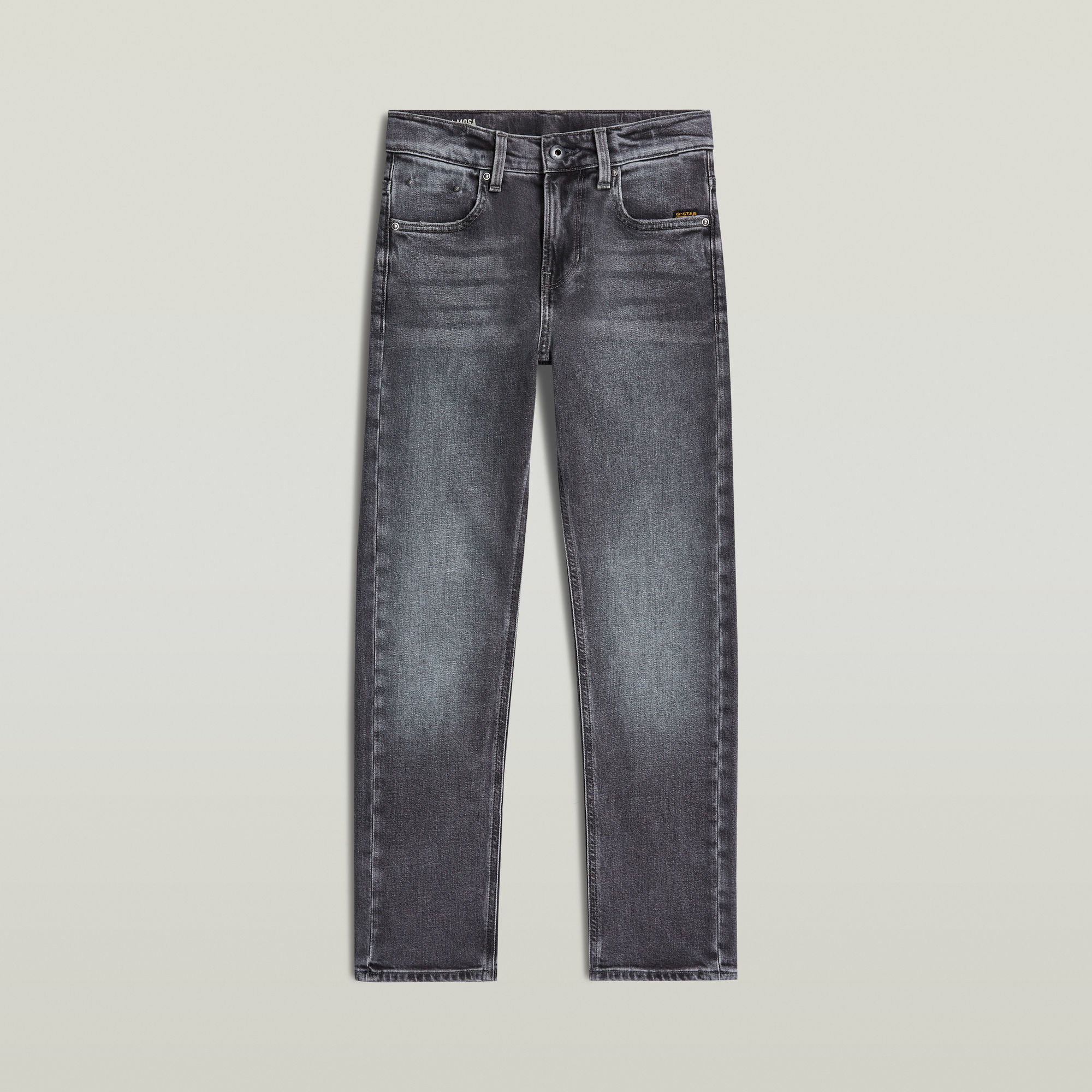 Thumbnail - Boys Mosa Straight Jeans - Grau - jungen