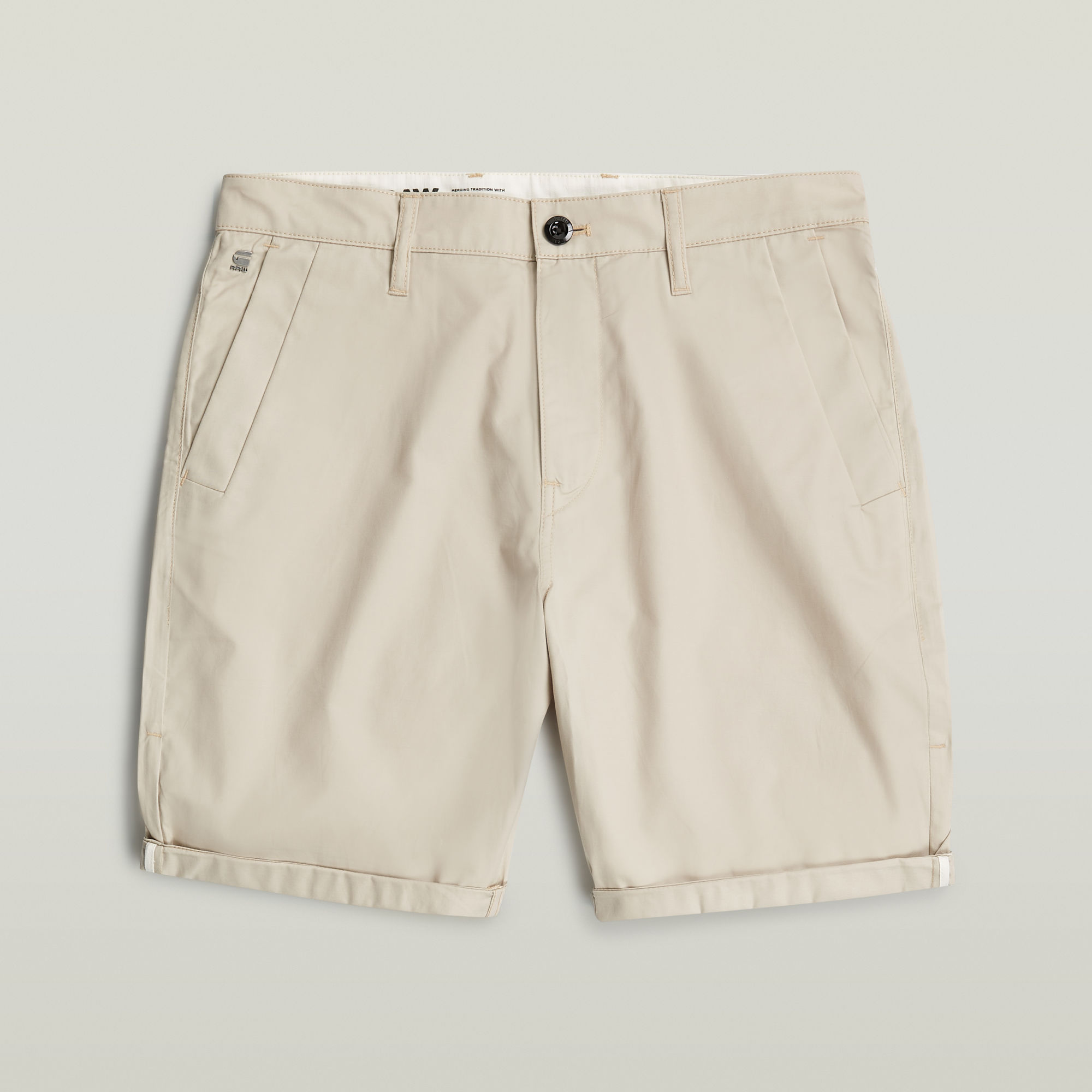 Thumbnail - Bronson Straight Shorts - Beige - Herren