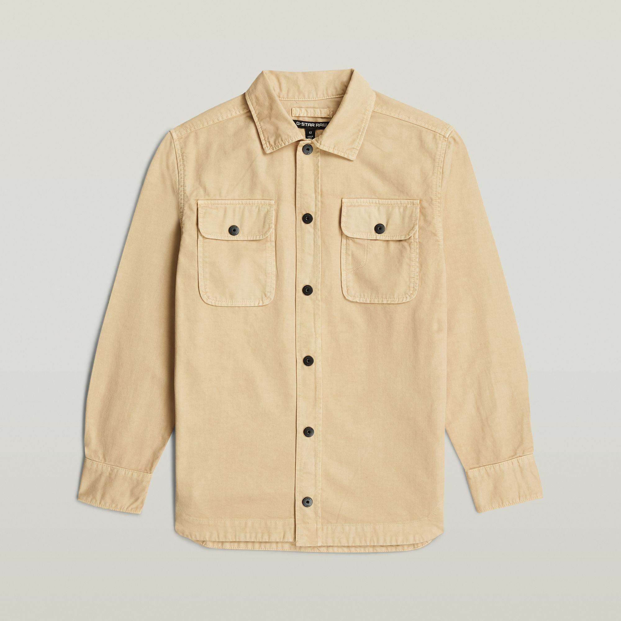 Thumbnail - Boys GPO Overshirt - Beige - jungen