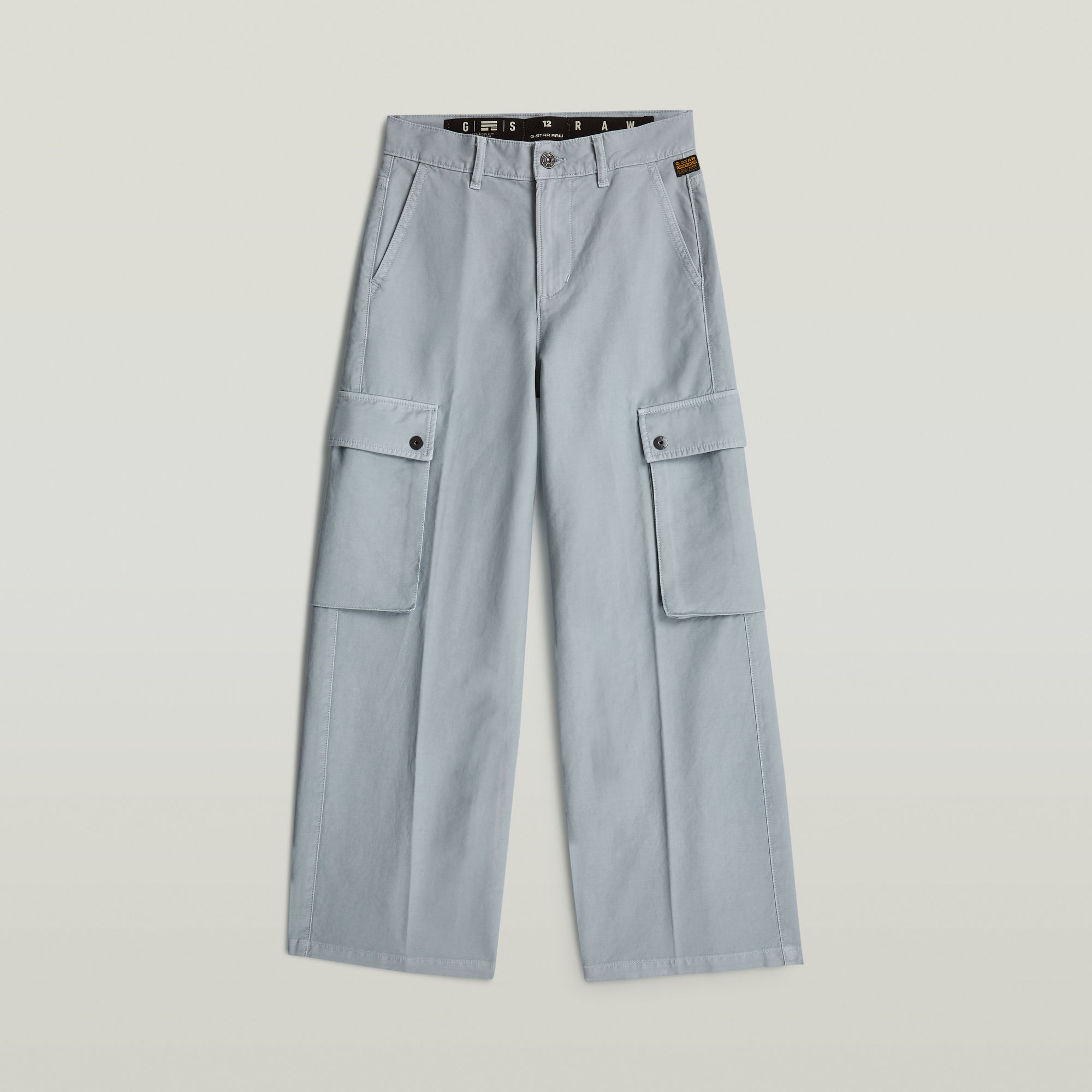 Girls High Waist Cargohose - Hellblau - mädchen