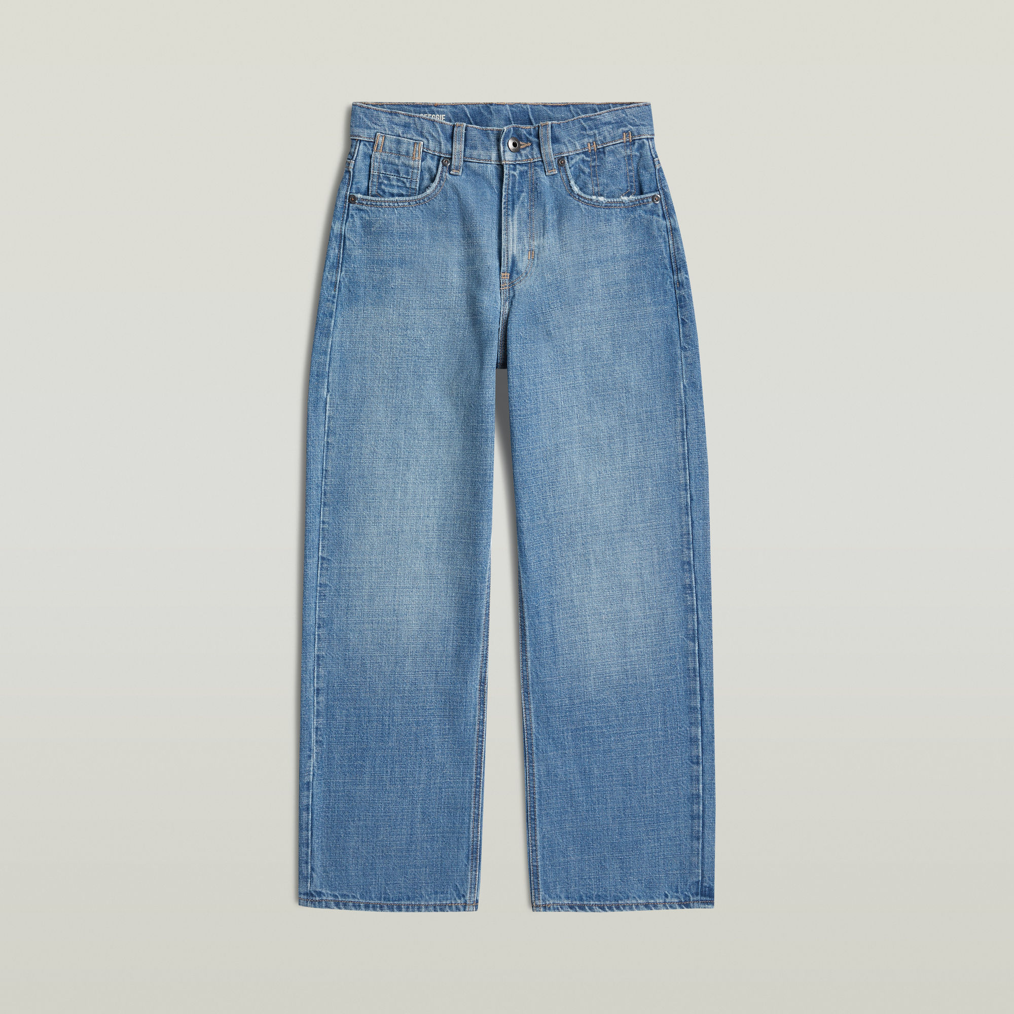 Thumbnail - Boys Deeggie Relaxed Straight Jeans - Hellblau - jungen