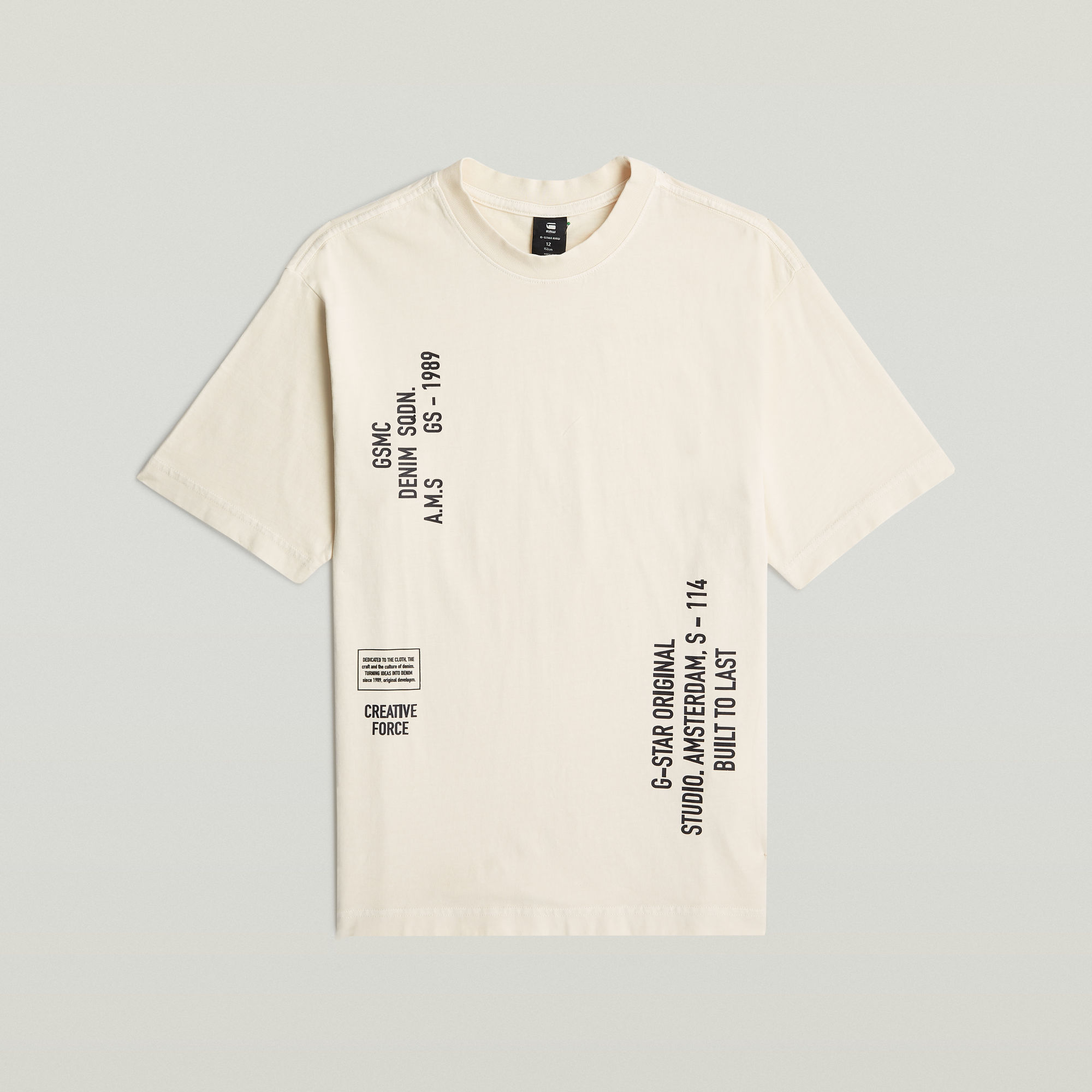 Thumbnail - Boys Oversized T-Shirt - Beige - jungen