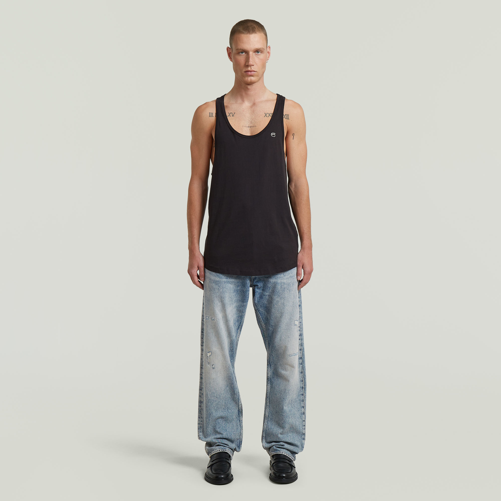 Thumbnail - Lash Muscle Tanktop - Schwarz - Herren