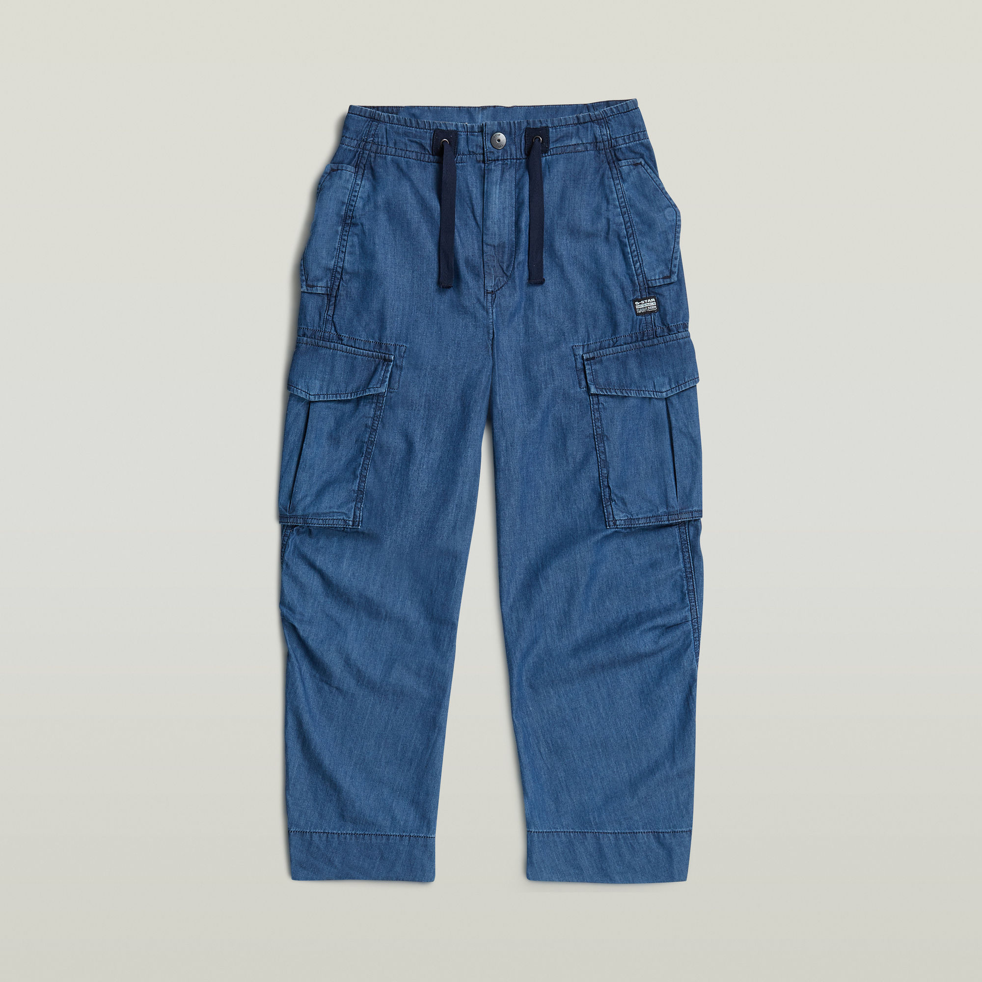 Thumbnail - Girls Summer Snow Cargohose - Mittelblau - mädchen